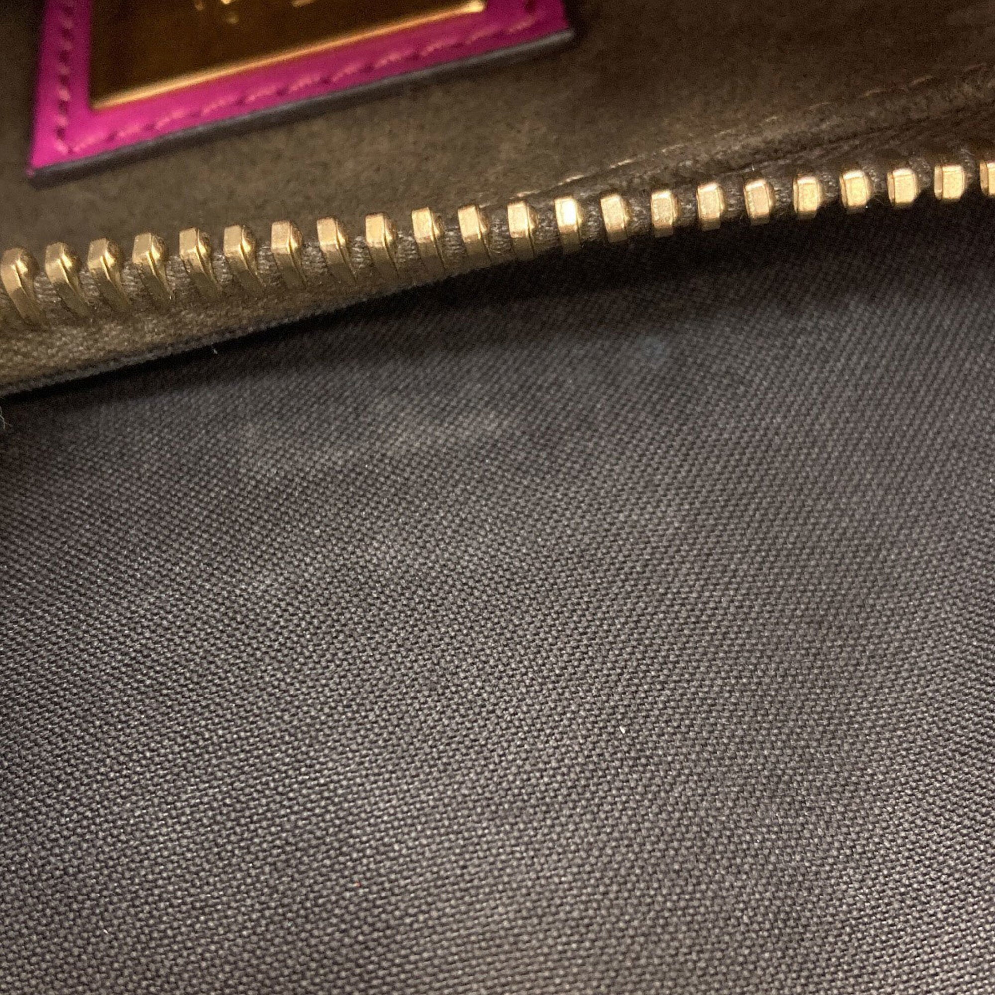 Fendi Pink Leather Handbag (Pre-Owned)