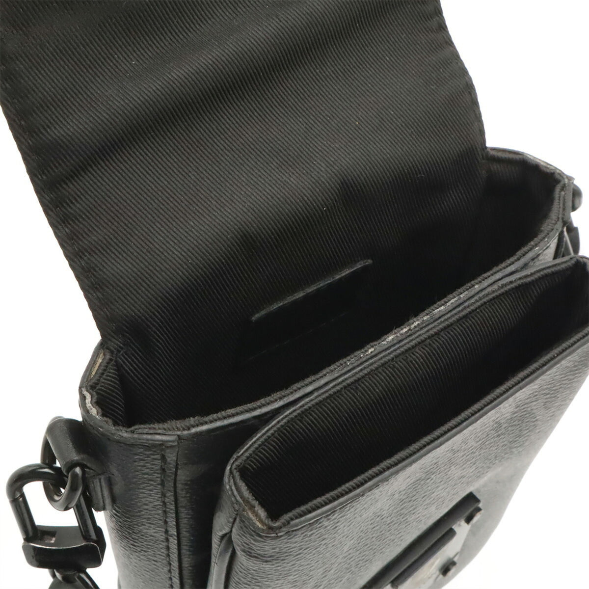 Louis Vuitton Black Gray Monogram Eclipse Monogram Eclipse Shoulder Bag (Pre-Owned)