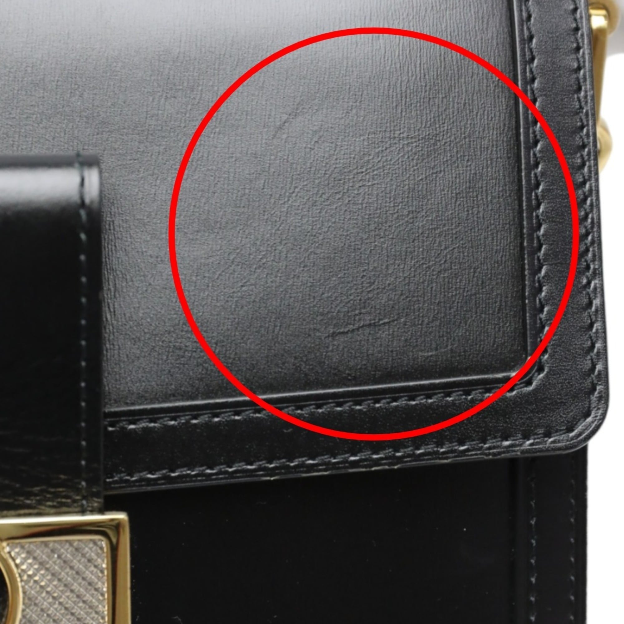 Louis Vuitton Black Noir Leather Shoulder Bag (Pre-Owned)