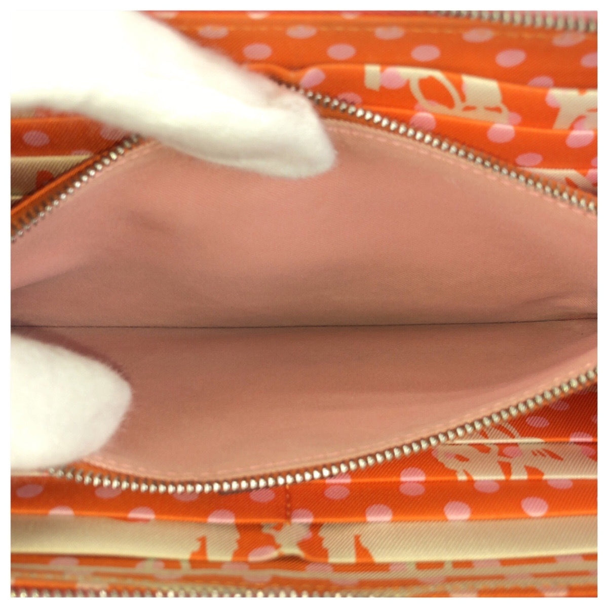 Hermes Pink Rose Azalee Epsom Leather Long Wallet (Bi-Fold) (Pre-Owned)