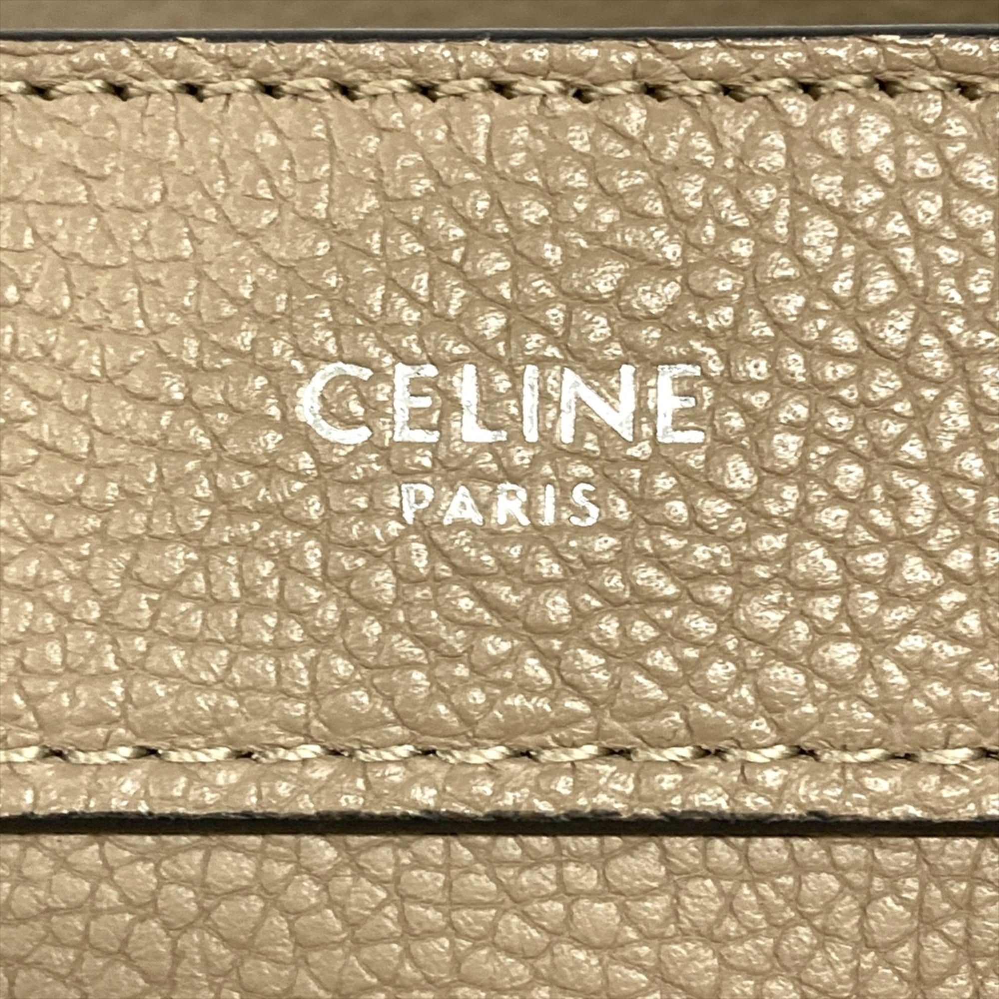 Celine Grayish Leather Handbag (Pre-Owned)