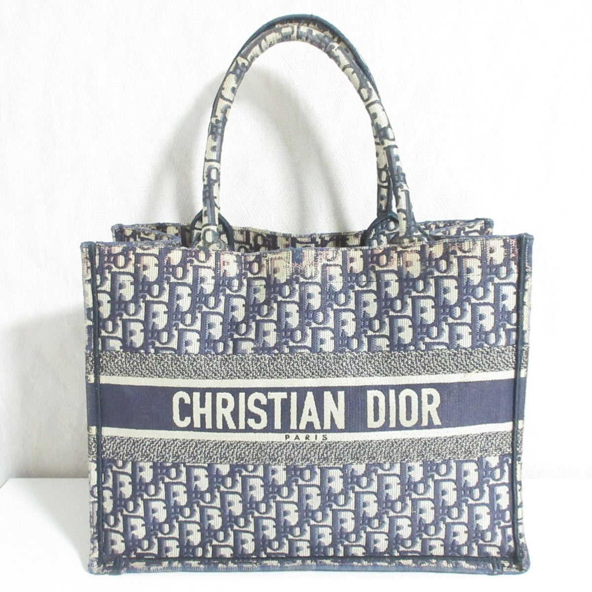 Christian Dior Navy Handbag Tote Bag (Pre-Owned)