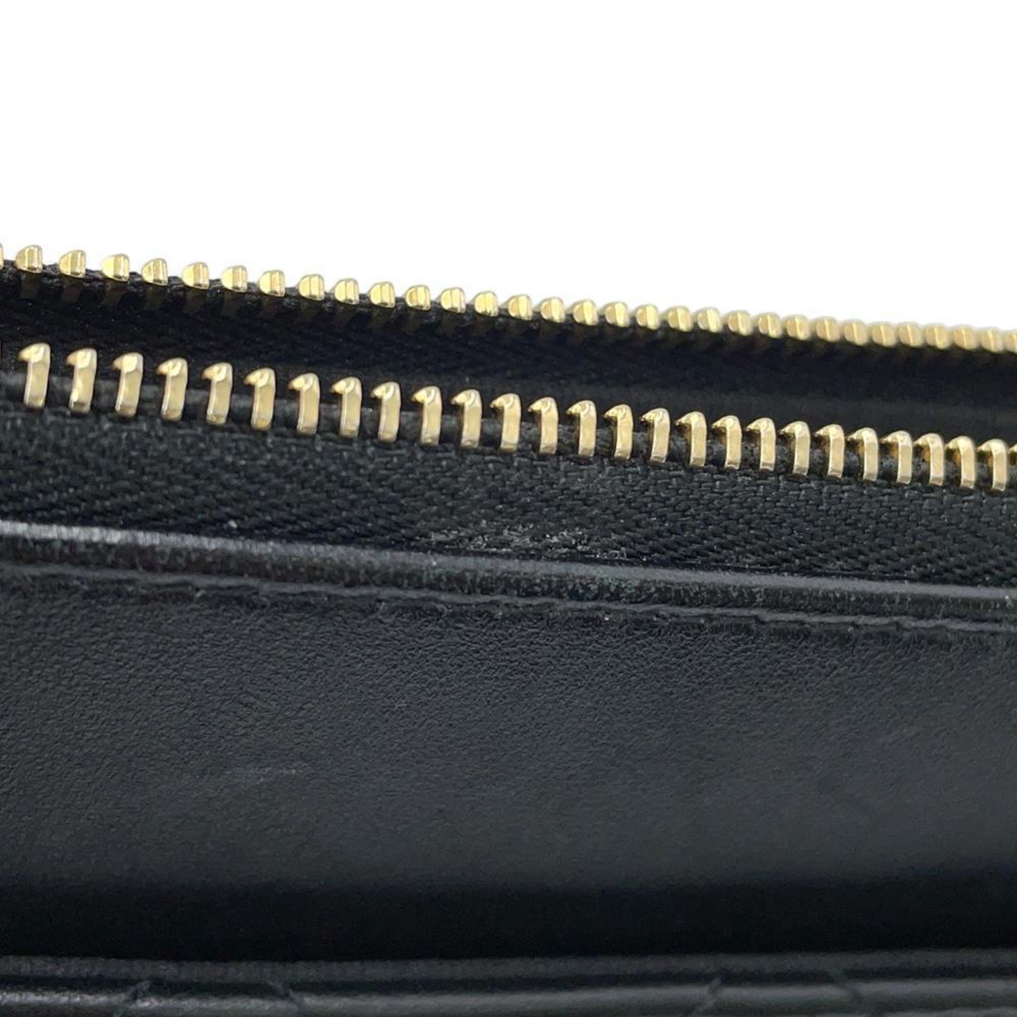 Chanel Black Leather Clutch Bag (Pre-Owned)