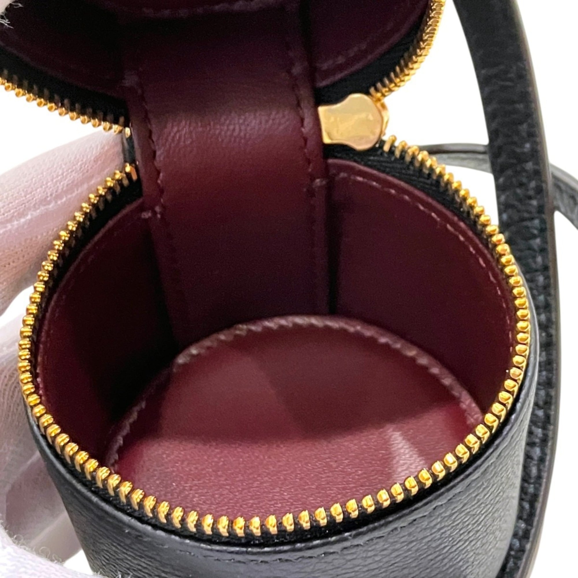 Cartier Trinity Black Leather Shoulder Bag (Pre-Owned)