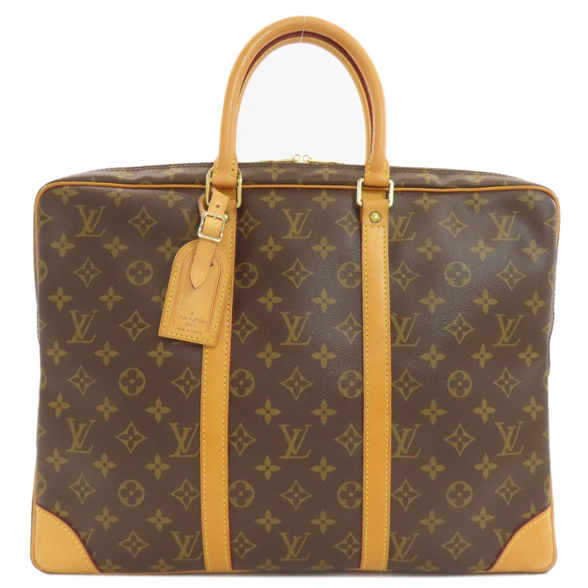 Louis Vuitton Brown Monogram Monogram Canvas Briefcase (Pre-Owned)