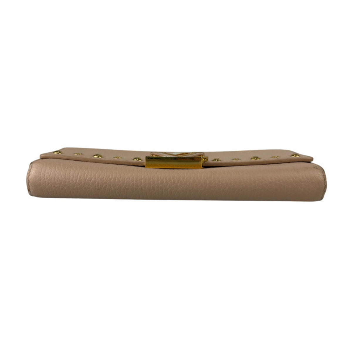 Louis Vuitton Beige Leather Wallet (Bi-Fold) (Pre-Owned)