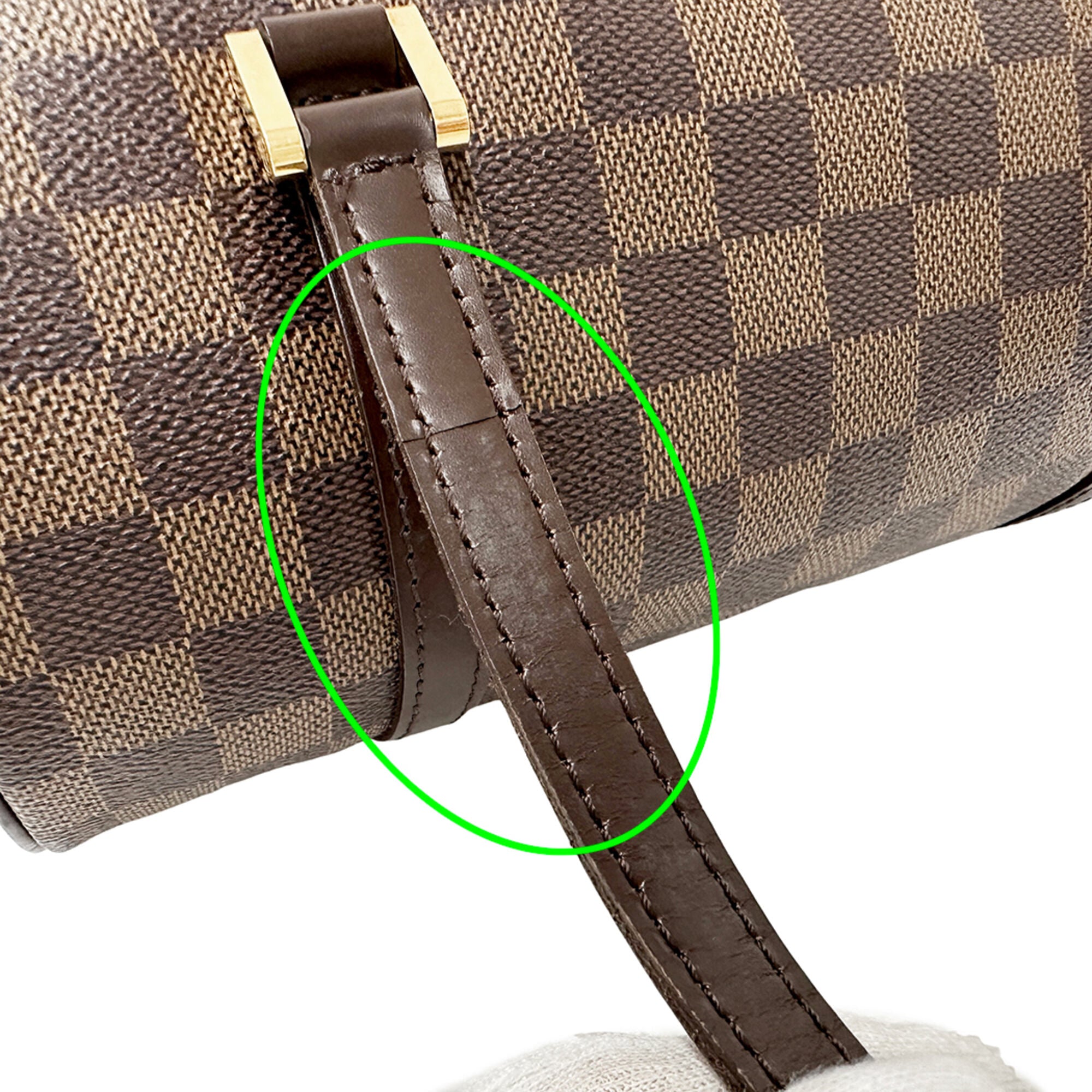 Louis Vuitton Brown Damier Canvas Galle Damier Canvas Handbag (Pre-Owned)