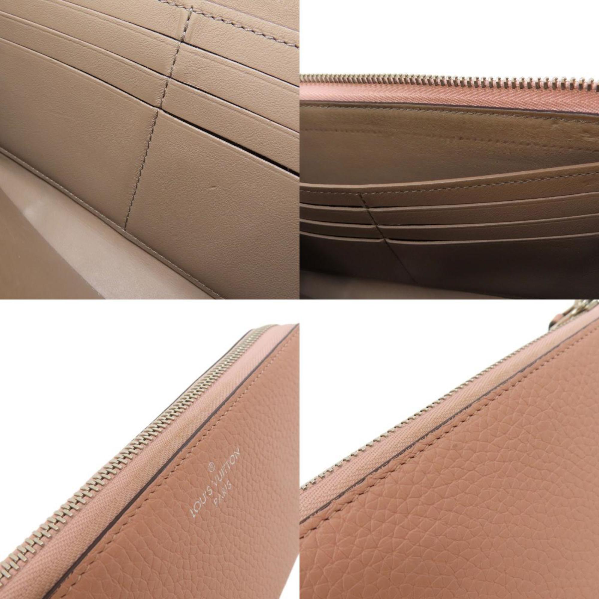 Louis Vuitton Magnolia Pink Leather Long Wallet (Bi-Fold) (Pre-Owned)