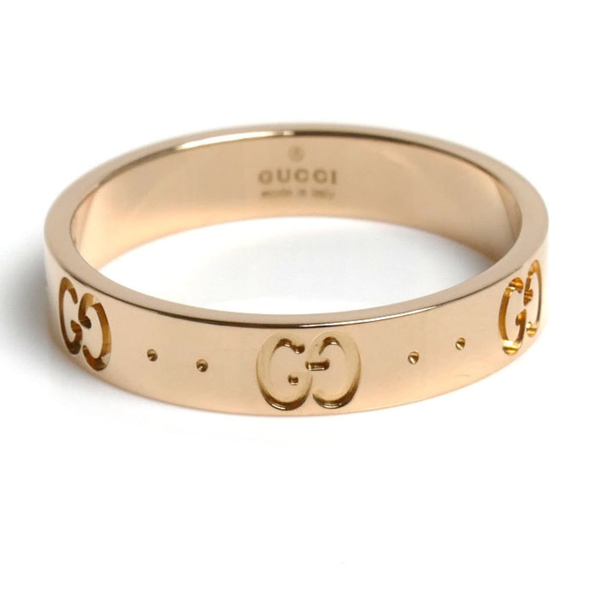 Gucci Pink Gold (18K) Band Ring (Pre-Owned)