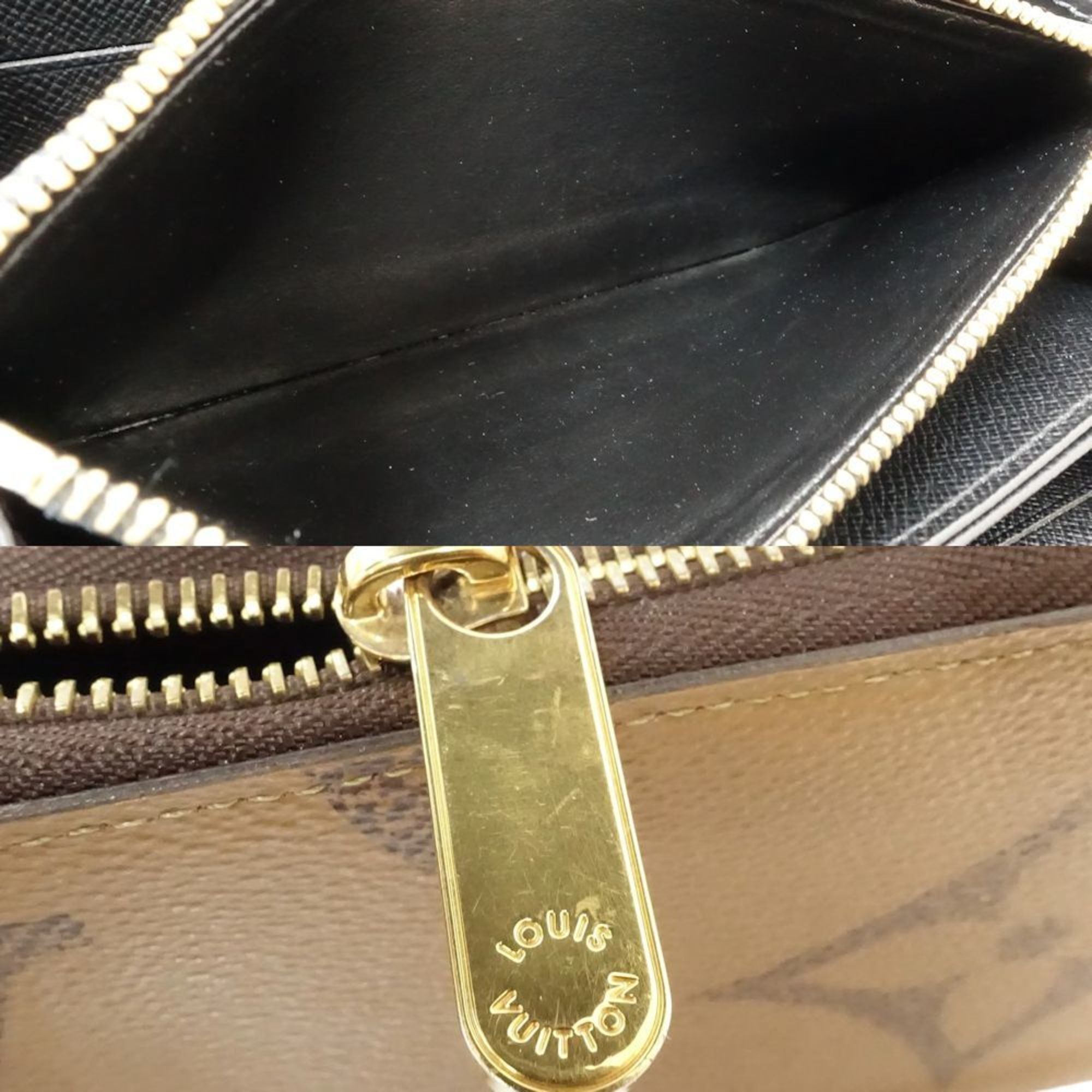Louis Vuitton Brown Canvas Long Wallet (Bi-Fold) (Pre-Owned)