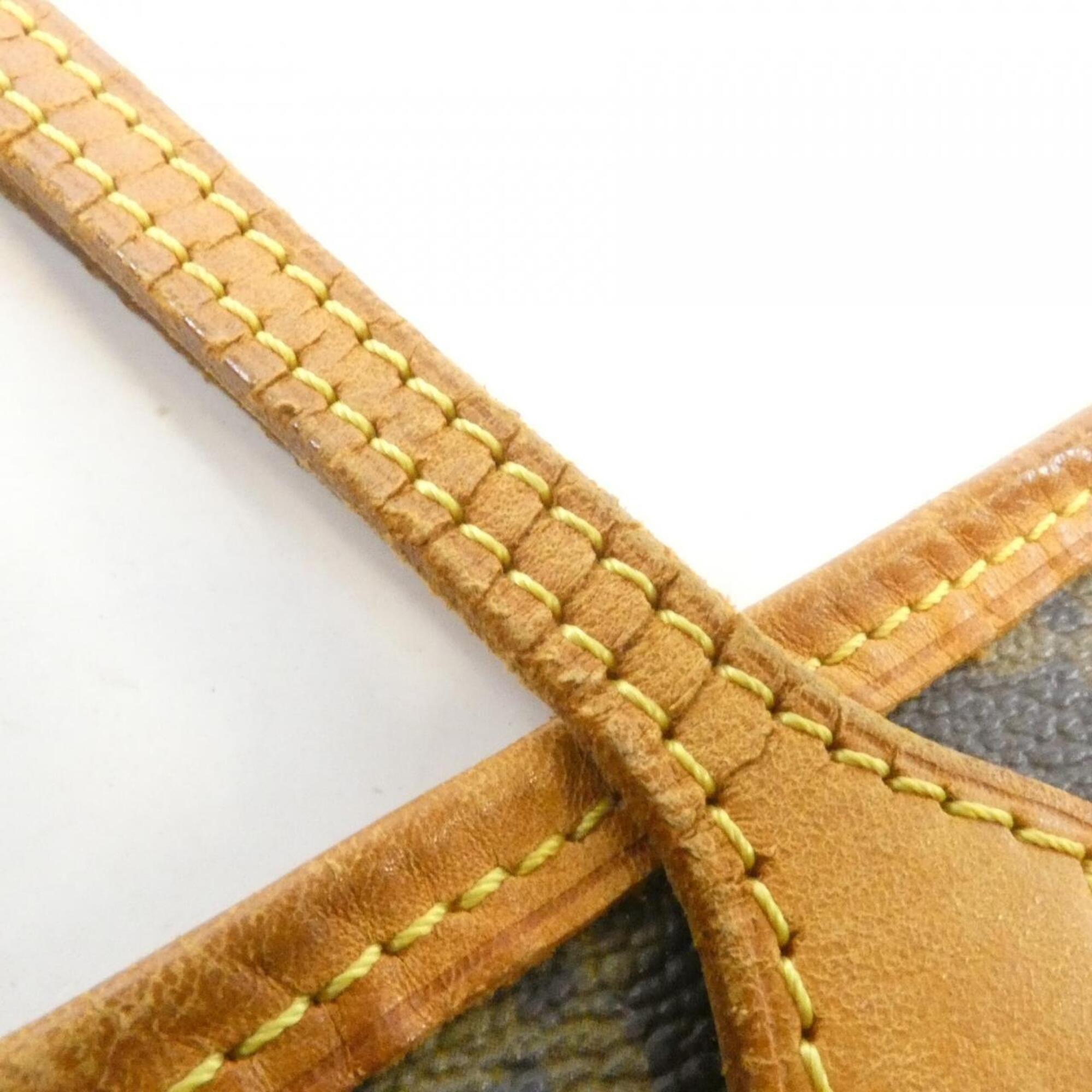 Louis Vuitton Monogram Marron Coated Canvas Handbag (Pre-Owned)