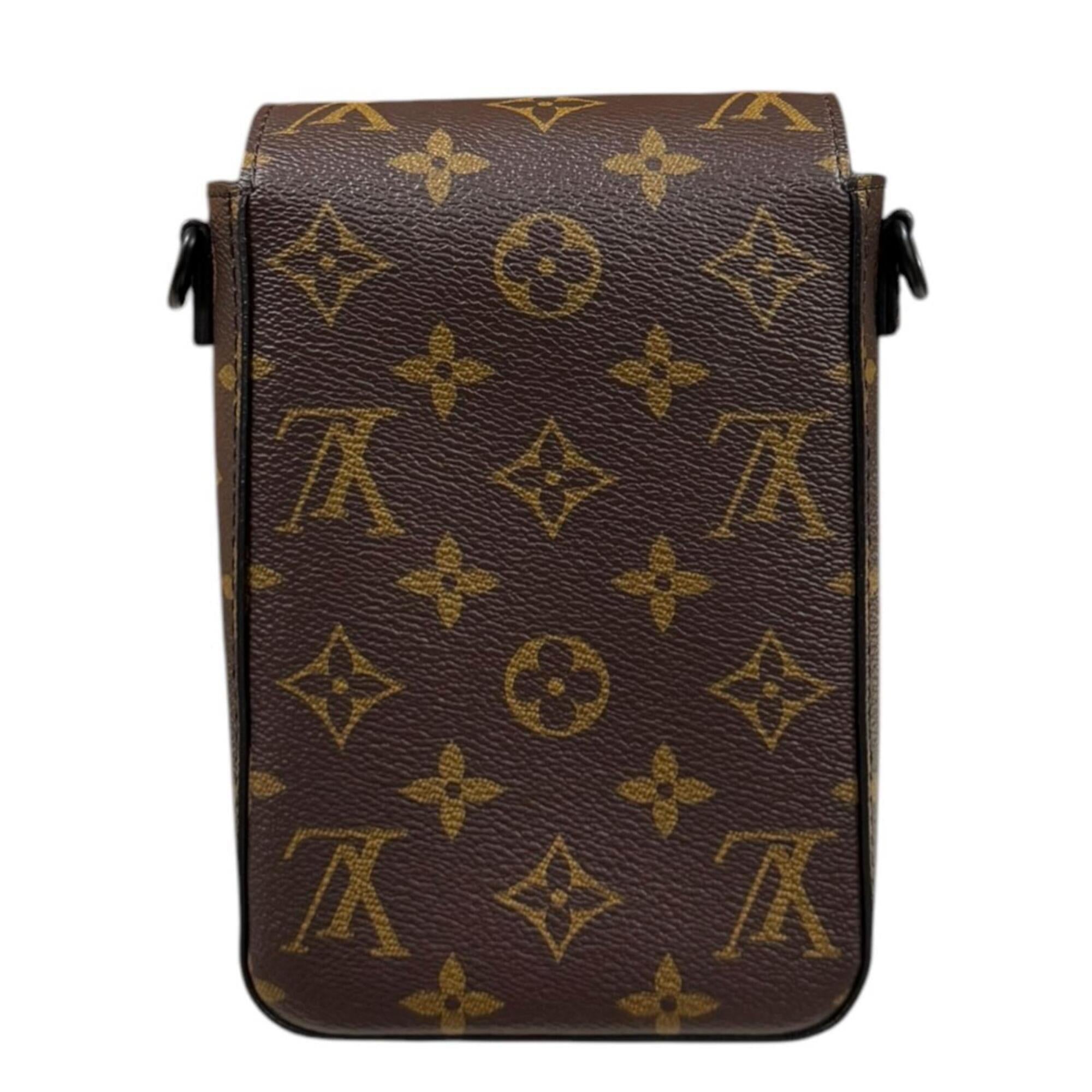 Louis Vuitton Monogram Macassar Black Brown Monogram Macassar Monogram Shoulder Bag (Pre-Owned)