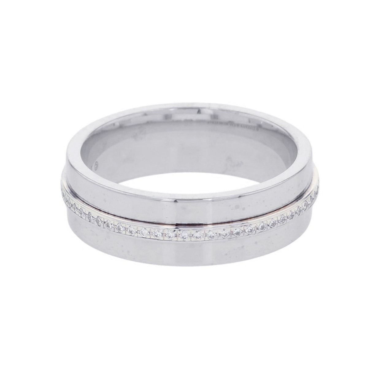 Tiffany White Gold (18K) Band Ring (Pre-Owned)