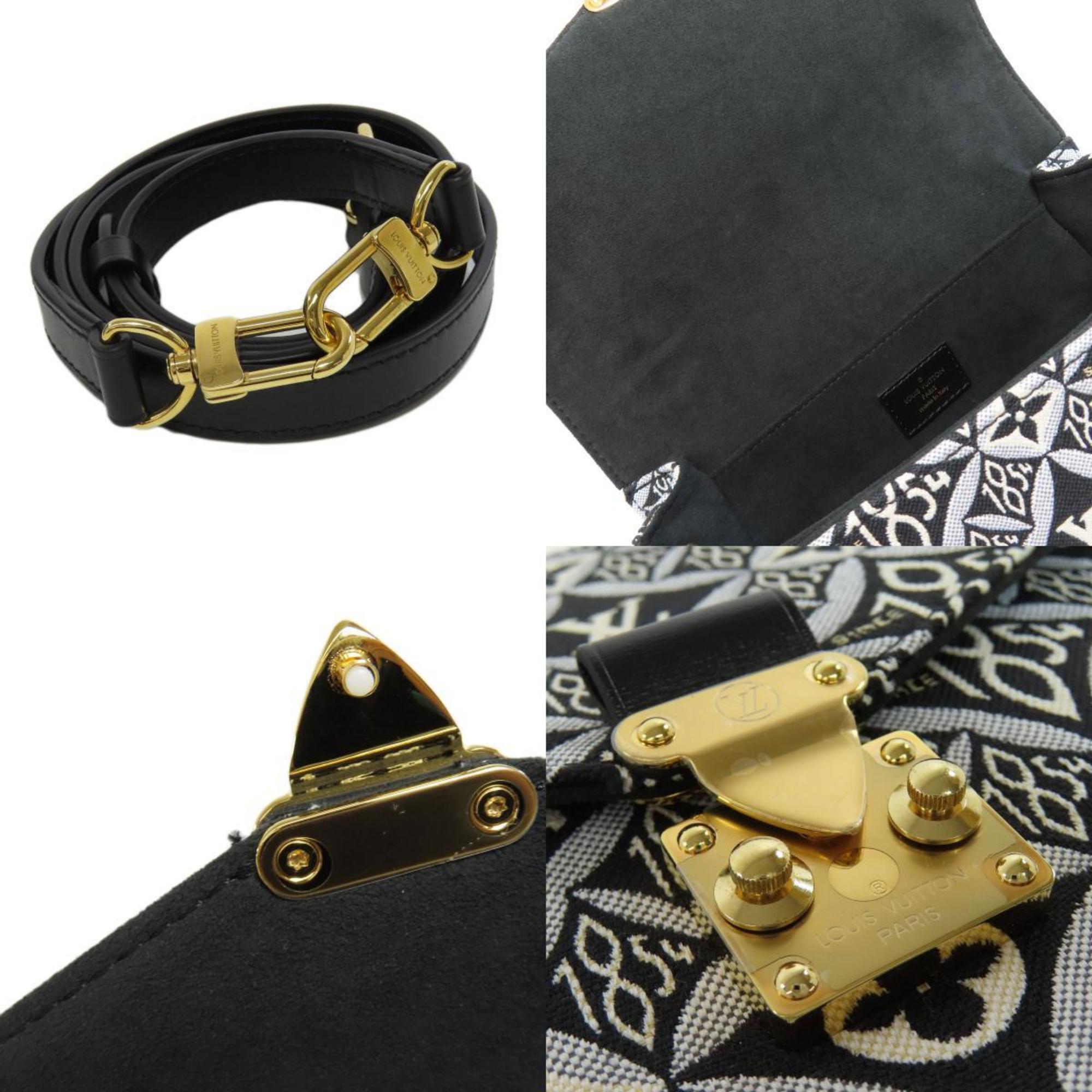 Louis Vuitton Black White Monogram Handbag (Pre-Owned)