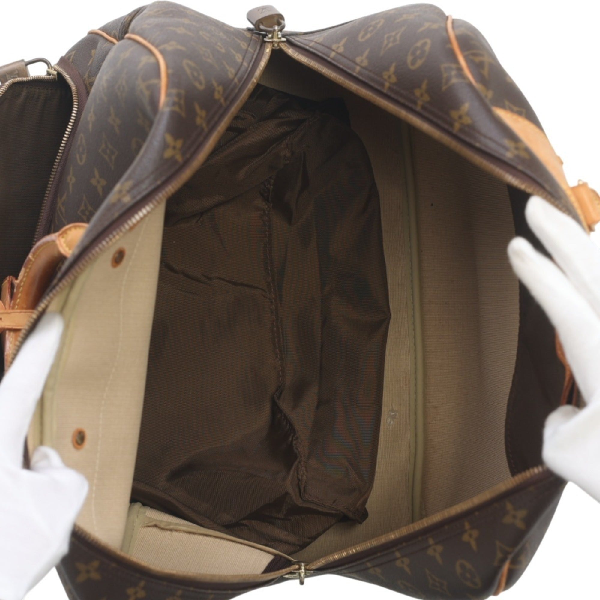 Louis Vuitton Monogram Brown Monogram Boston Bag Sports Bag (Pre-Owned)