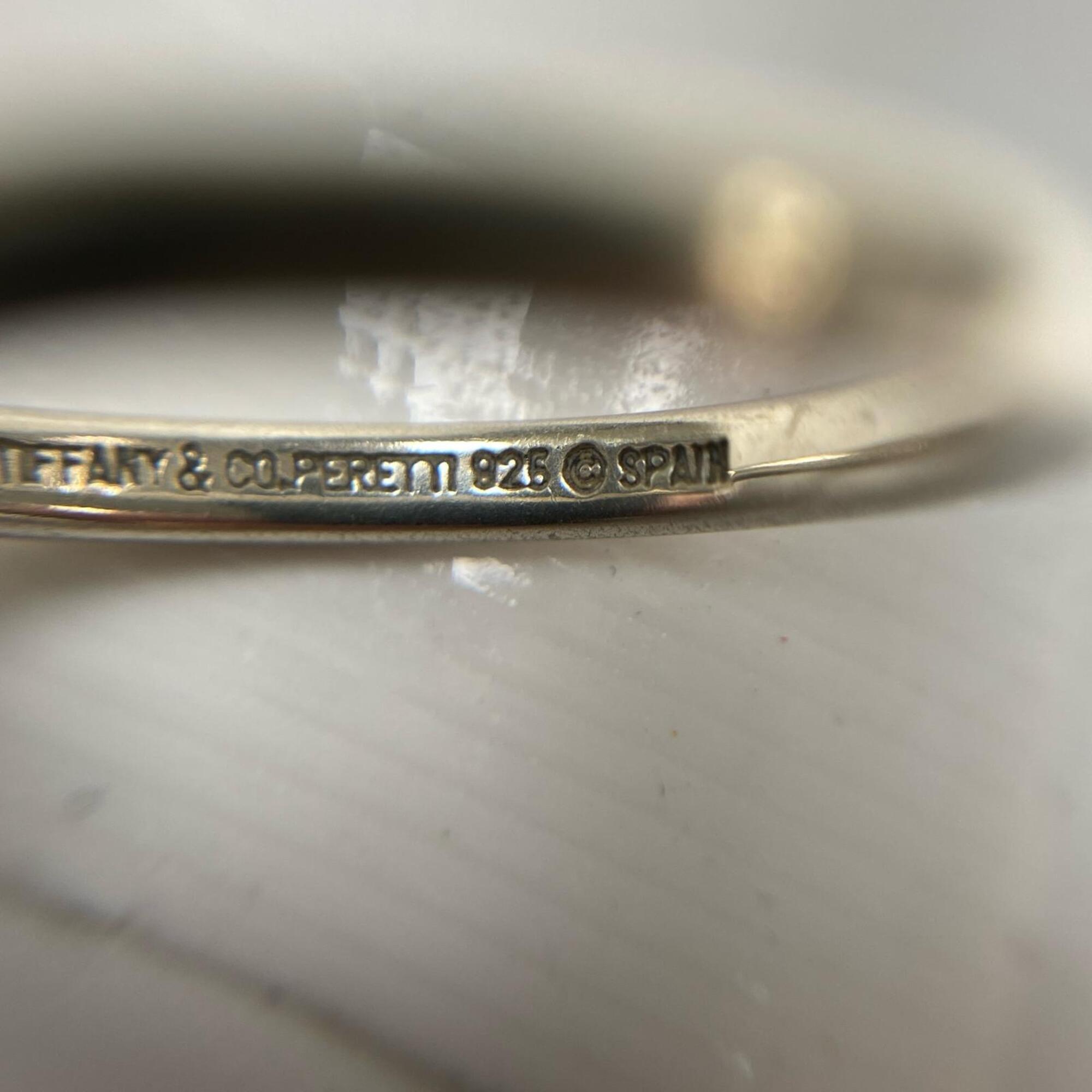 Tiffany Silver Silver 925 Band Ring (Pre-Owned)