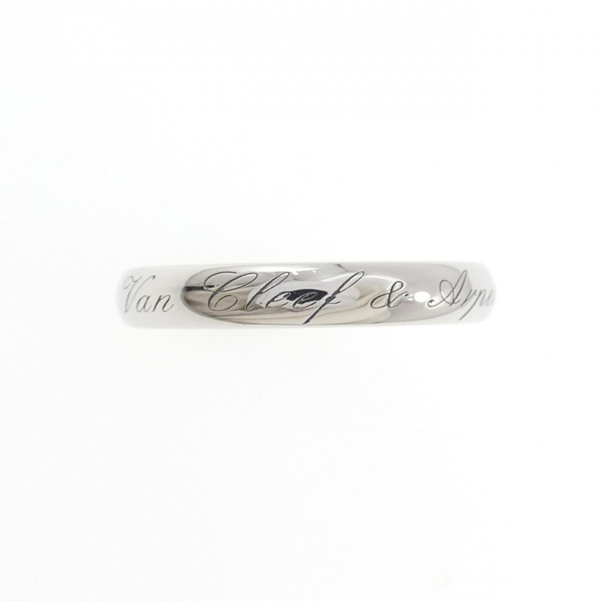 Van Cleef & Arpels Platinum 950 Band Ring (Pre-Owned)