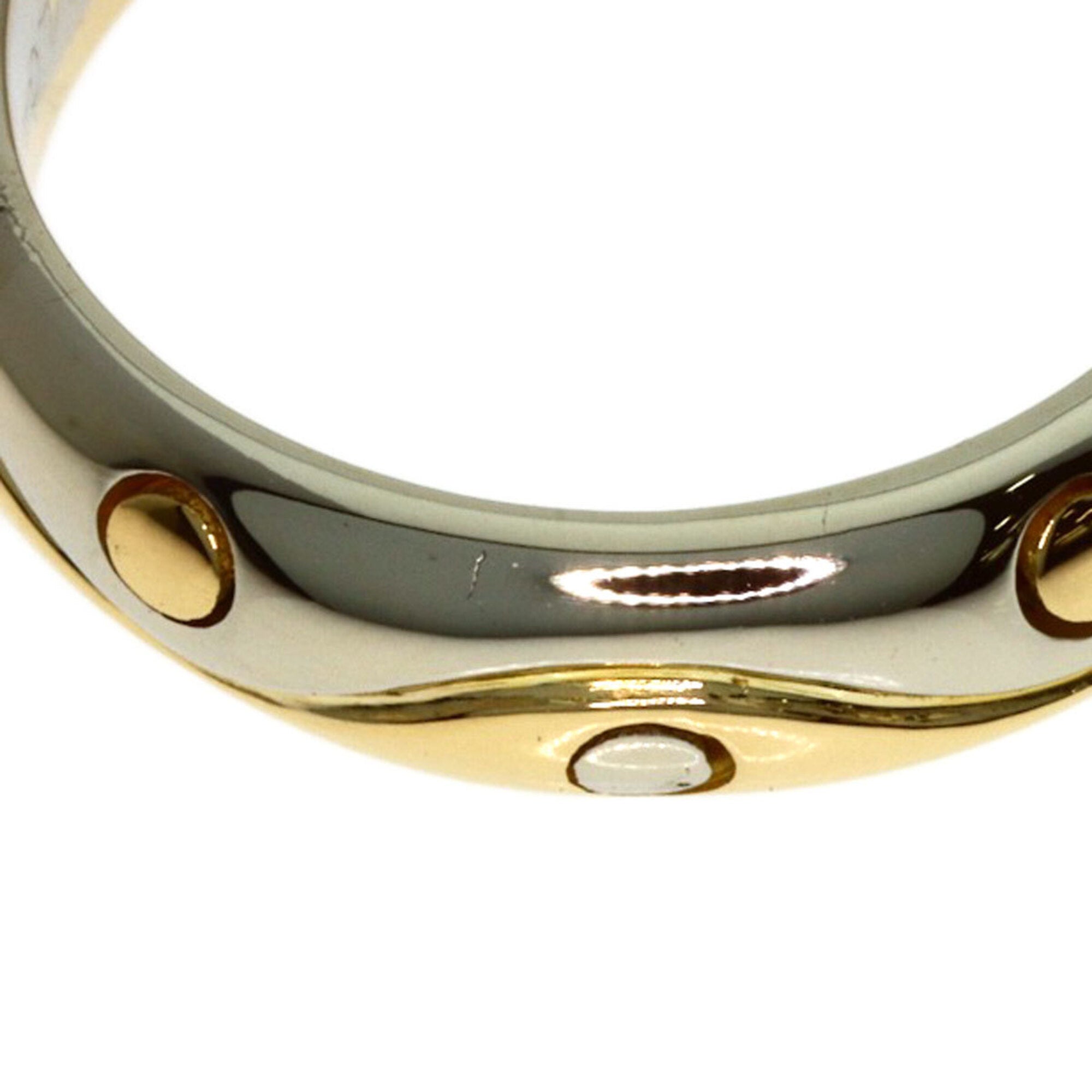 Bvlgari Yellow Gold (18K) White Gold (18K) Band Ring (Pre-Owned)