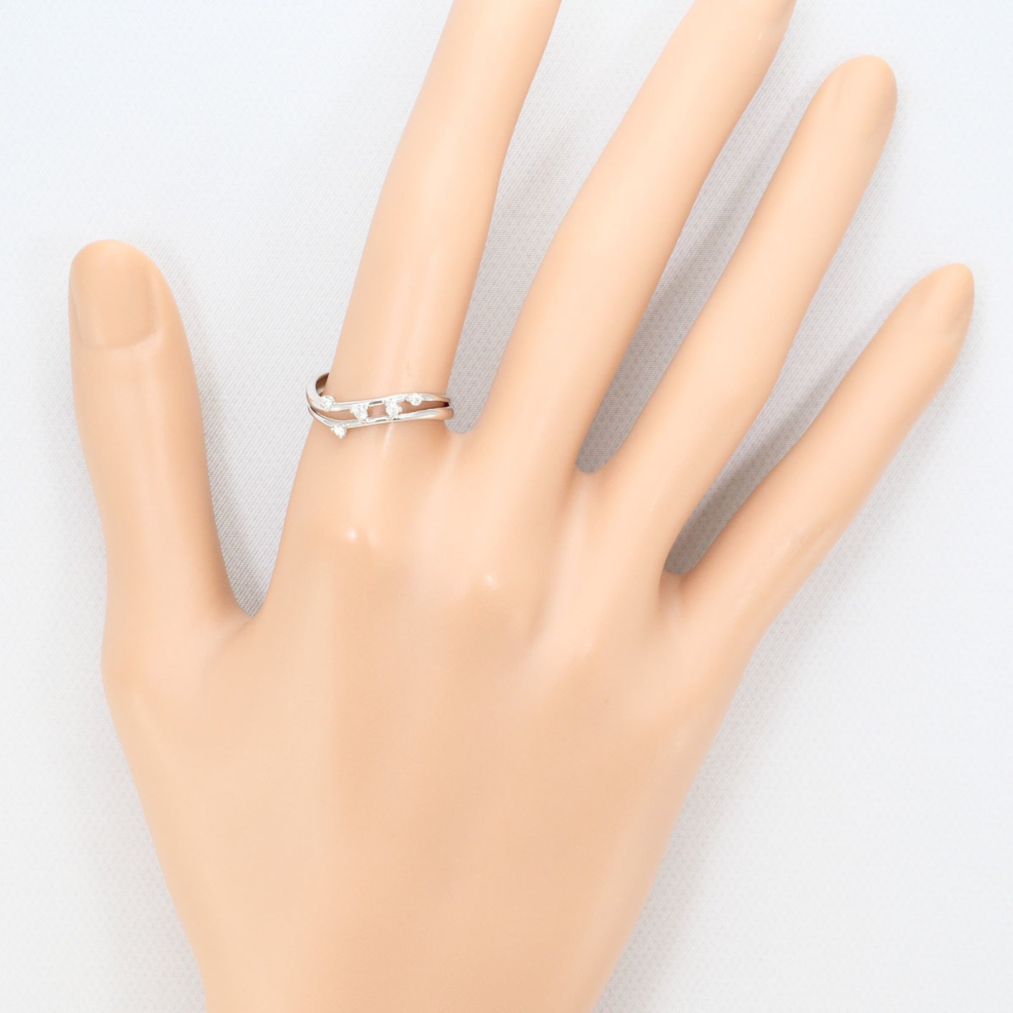 Unbranded White Gold White Gold (14K) Band Ring (Pre-Owned)