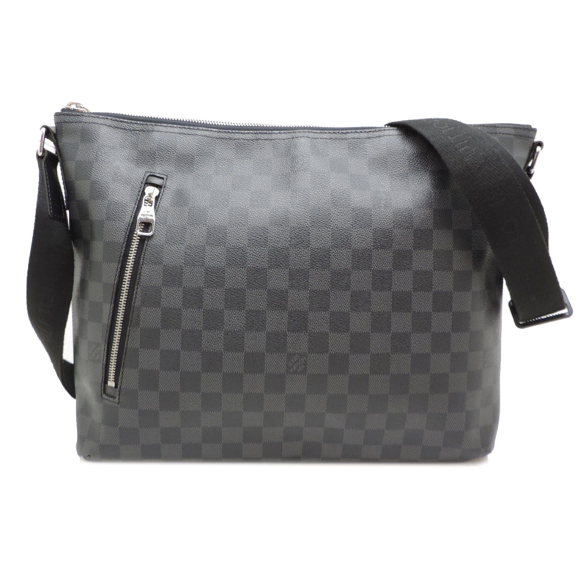Louis Vuitton Black Damier Graphite Shoulder Bag (Pre-Owned)