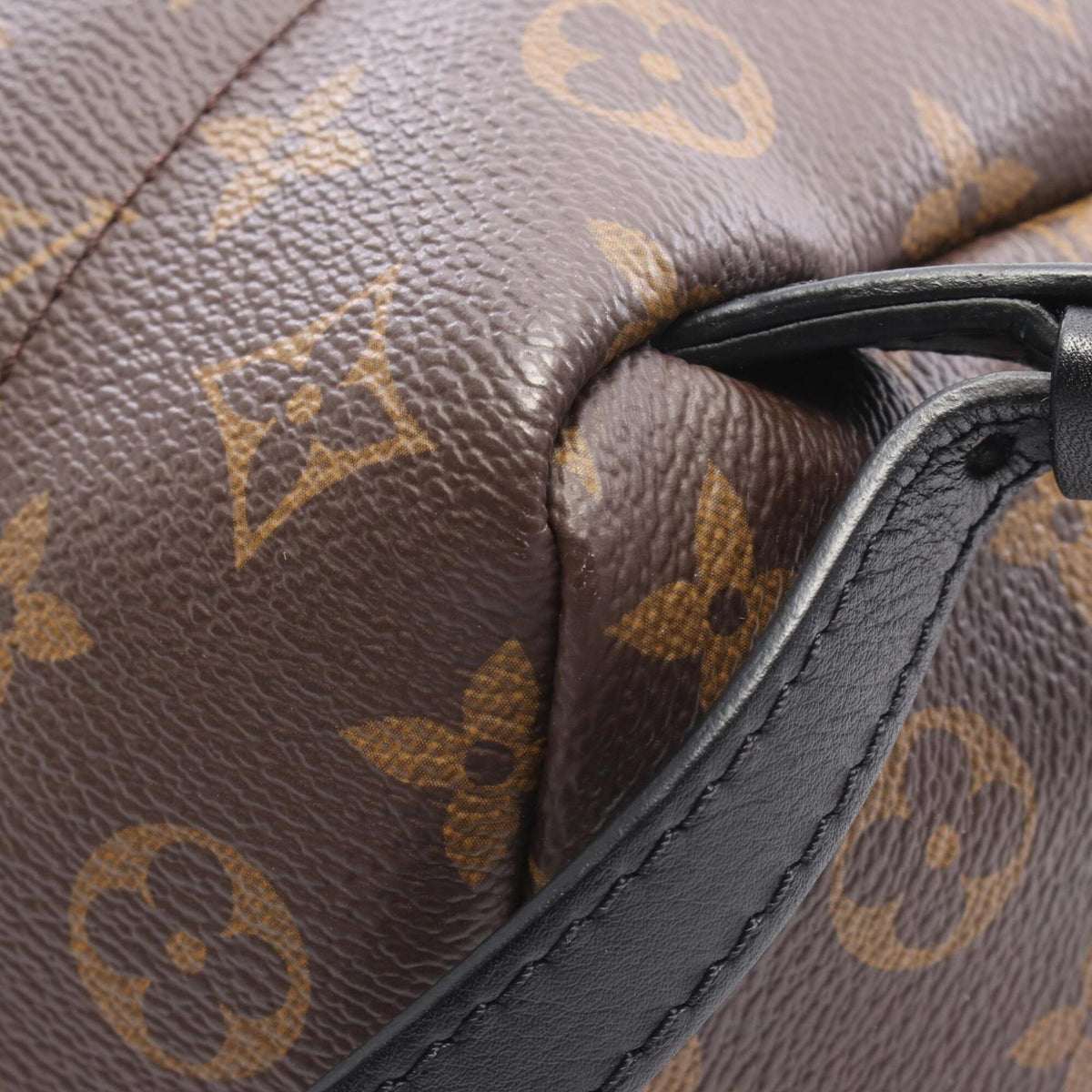 Louis Vuitton Black Brown Monogram Monogram Leather Backpack (Pre-Owned)
