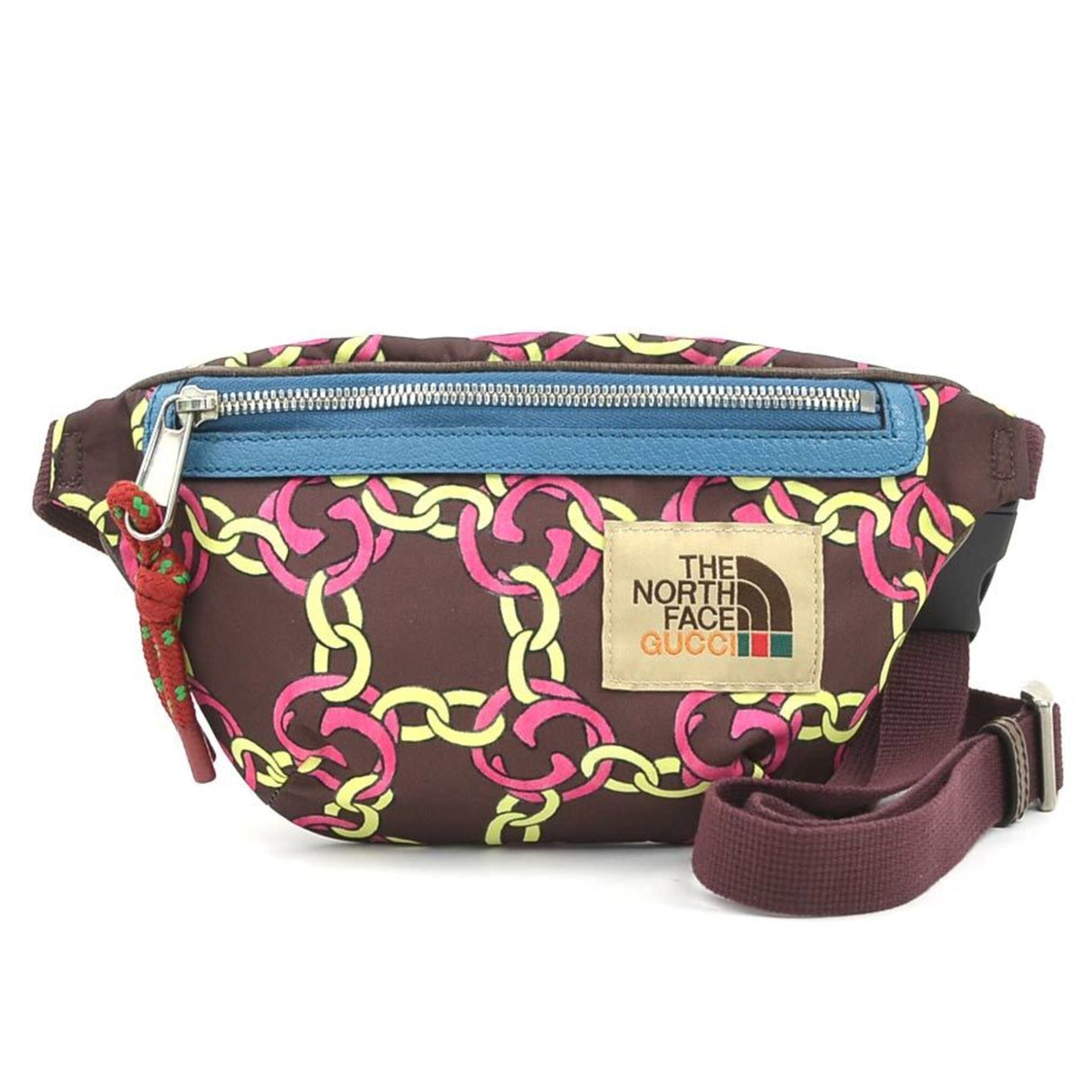 Gucci Multi-Color Nylon Leather Fanny Pack (Pre-Owned)