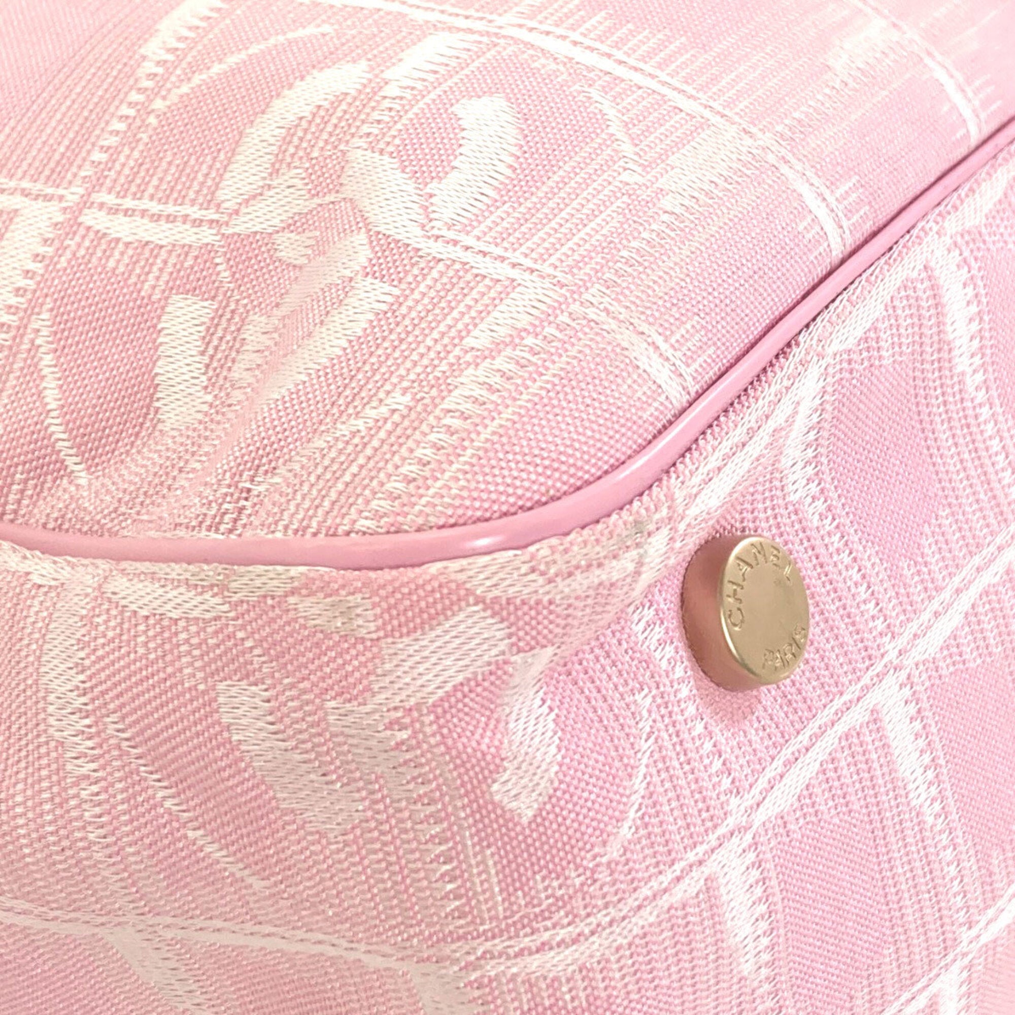 Chanel Pink Nylon Tote Bag (Pre-Owned)