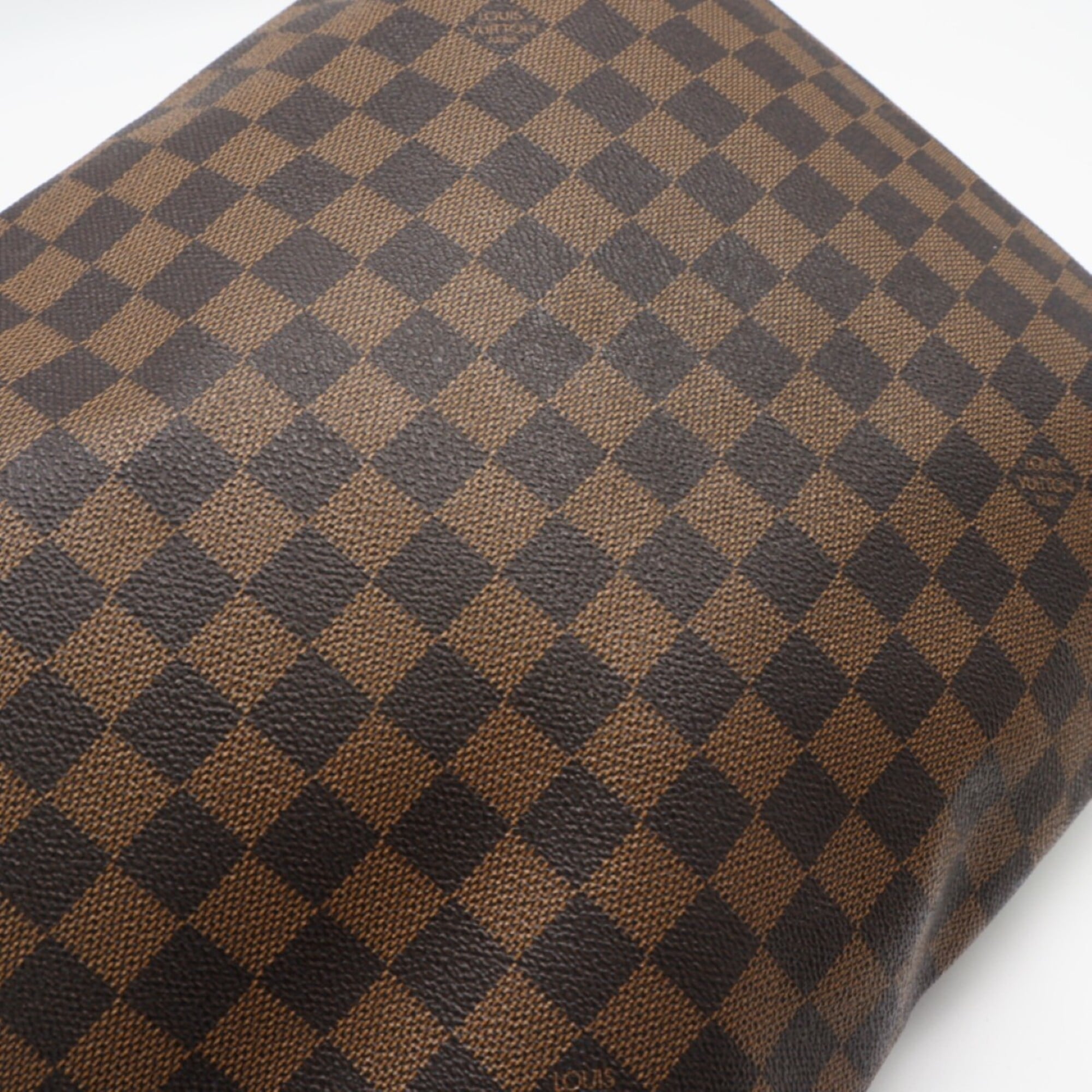Louis Vuitton Damier Brown Coated Canvas Leather Shoulder Bag (Pre-Owned)