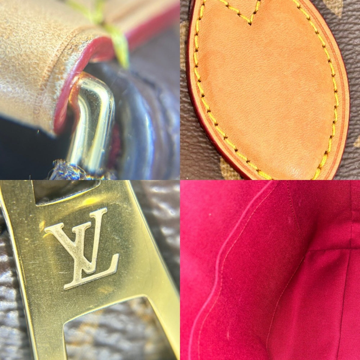 Louis Vuitton Brown Monogram Canvas Handbag Shoulder Bag (Pre-Owned)