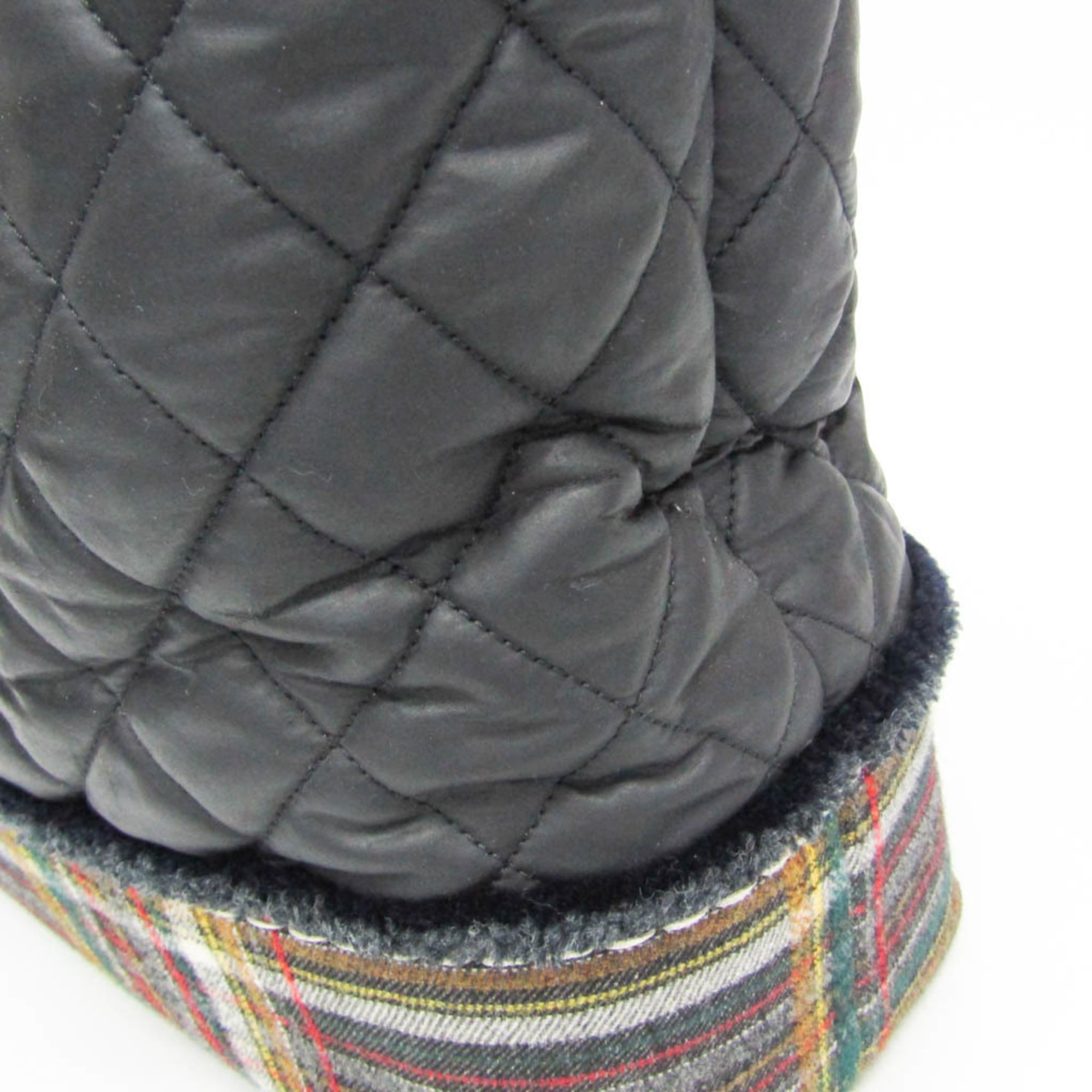 Chanel Paris-Edinburgh Tote Quilted Mixed Coated Canvas With Flannel Multicolour Tweed Tote Bag Bag (Pre-Owned)