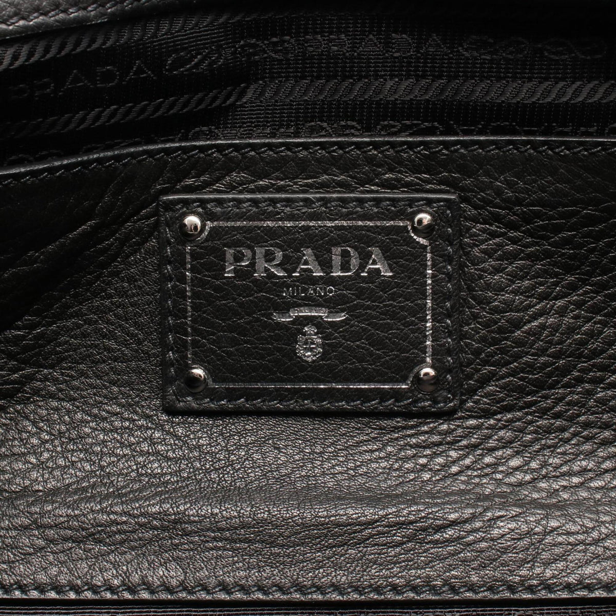 Prada Black Leather Handbag (Pre-Owned)