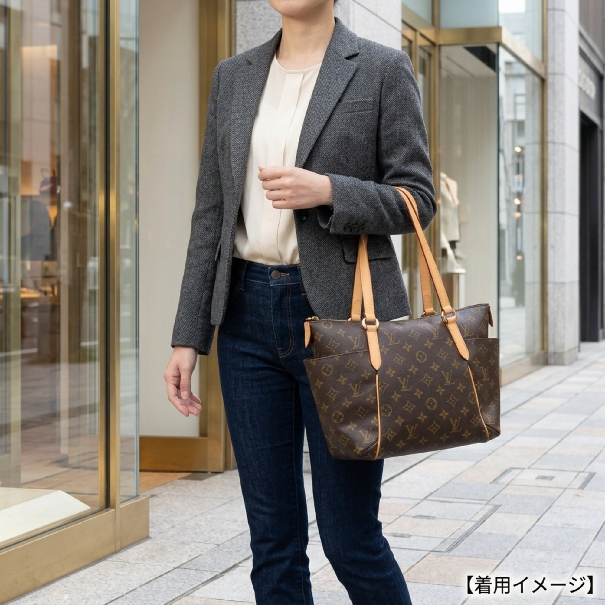 Louis Vuitton Monogram Brown Monogram Monogram Tote Bag (Pre-Owned)