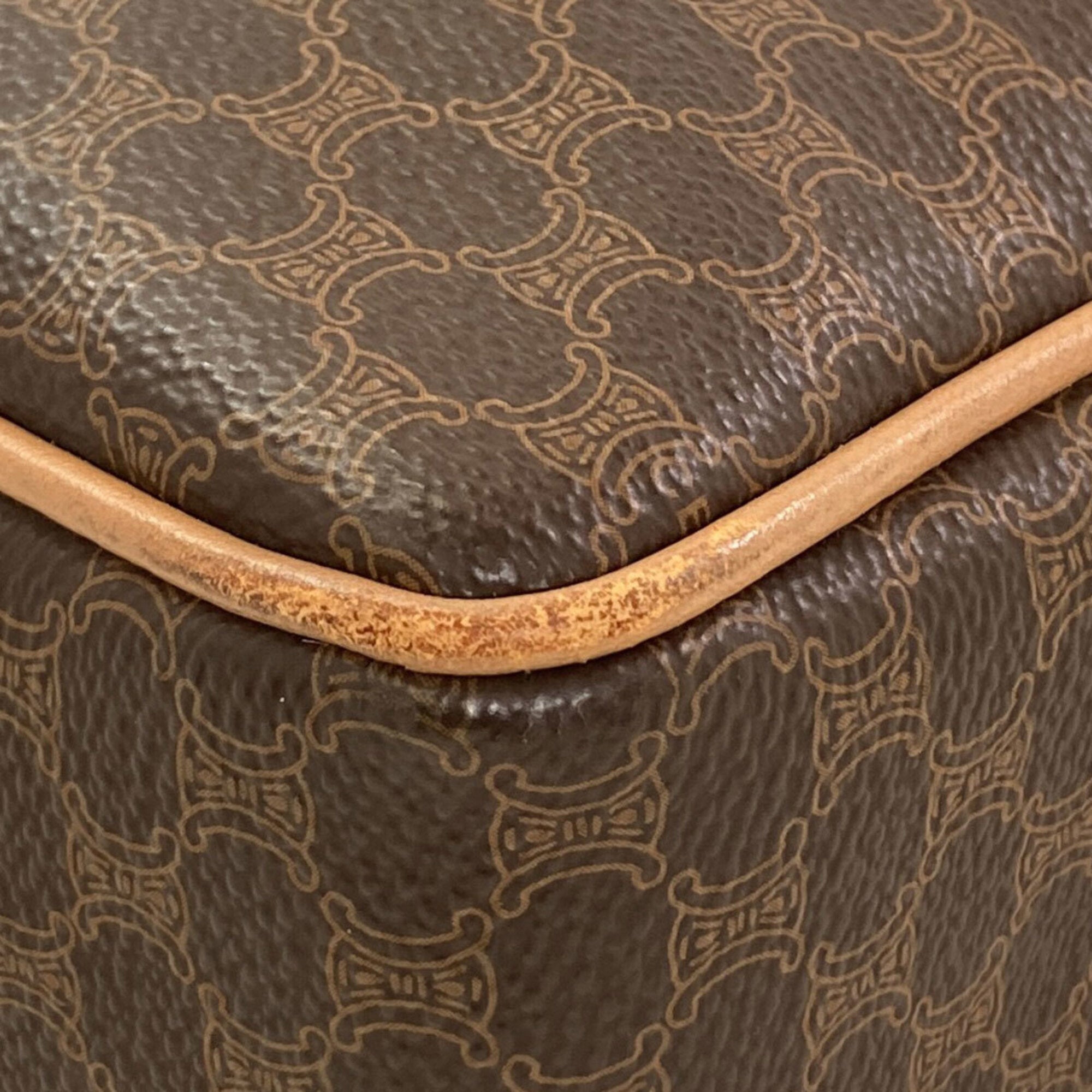 Celine Brown Leather Briefcase (Pre-Owned)