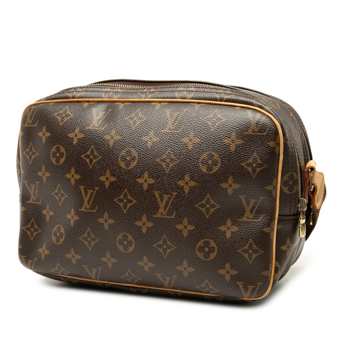 Louis Vuitton Brown Pvc Leather Shoulder Bag (Pre-Owned)