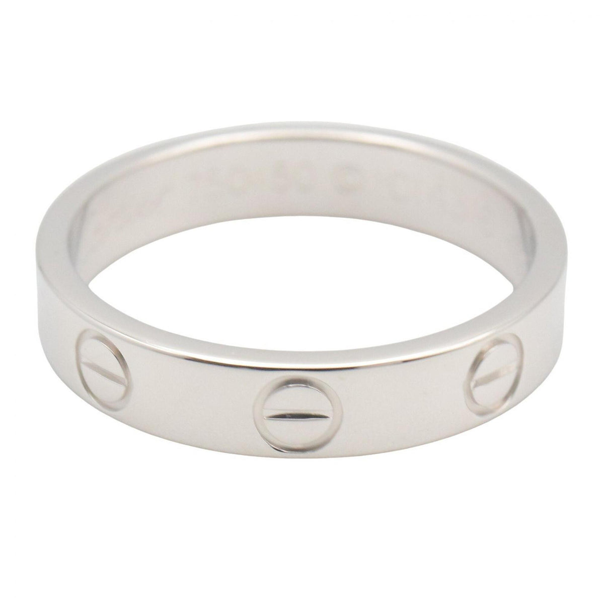 Cartier Silver White Gold (18K) Band Ring (Pre-Owned)