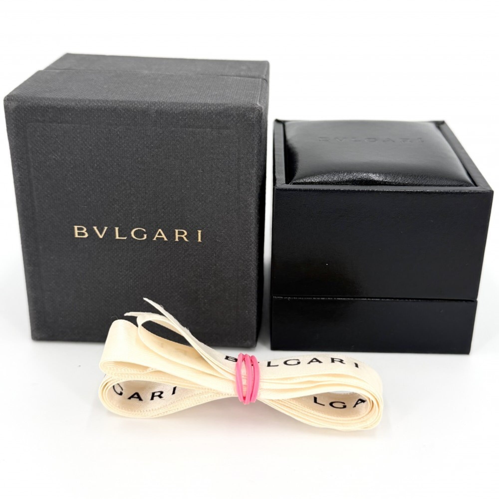 Bvlgari Tubogas Gold Pink Yellow Gold (18K) Band Ring (Pre-Owned)