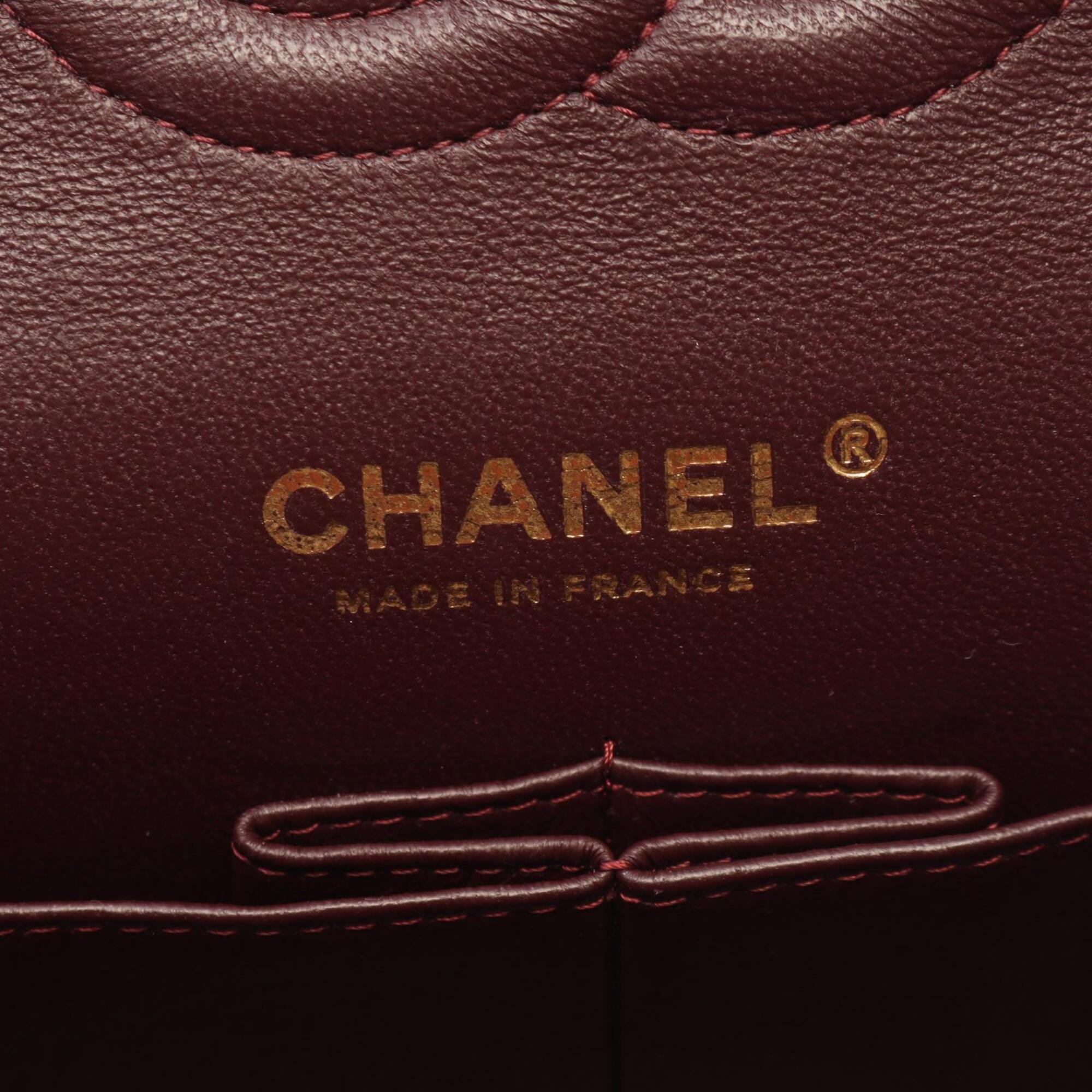 Chanel Black Grained Calfskin Handbag Shoulder Bag (Pre-Owned)