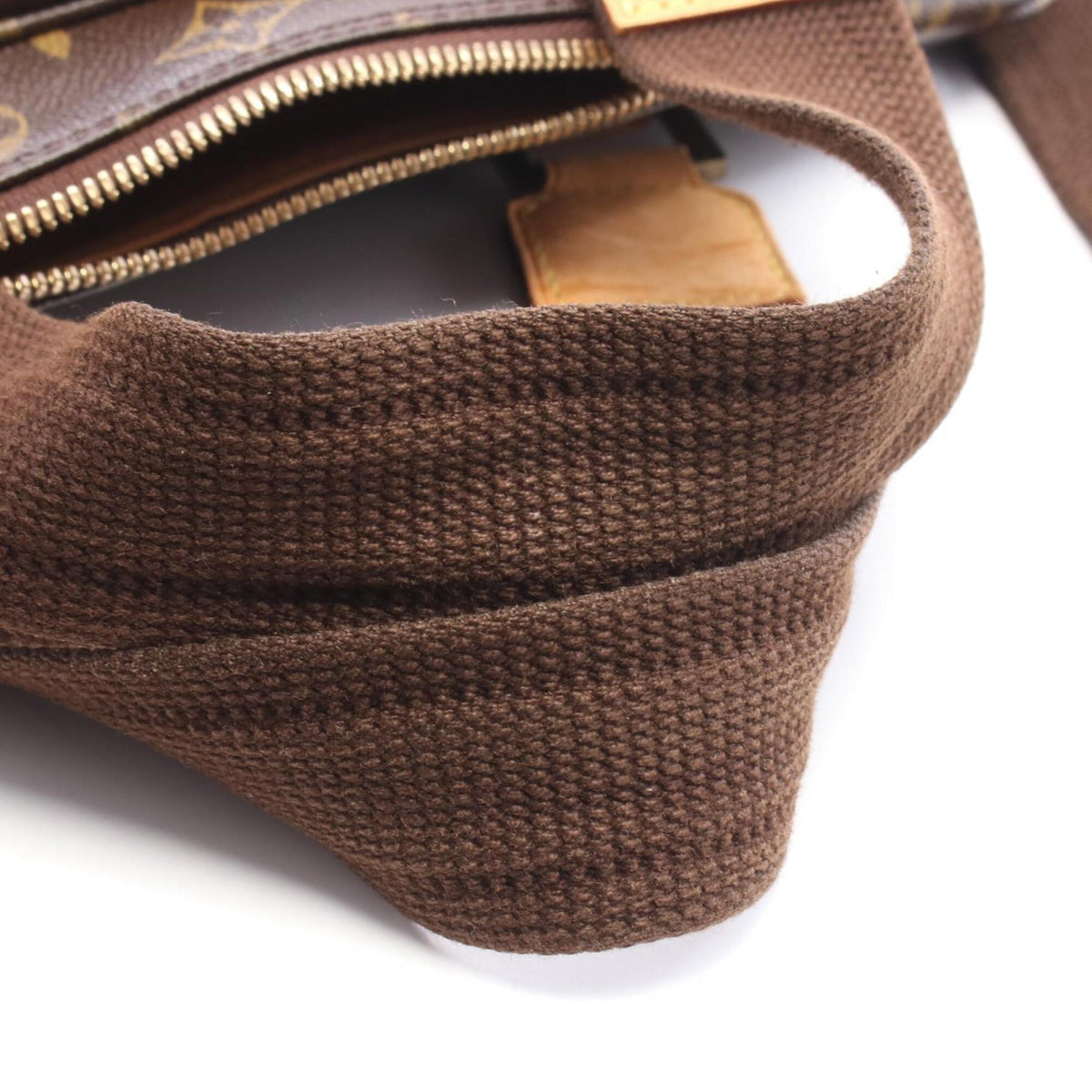 Louis Vuitton Brown Coated Canvas Leather Handbag (Pre-Owned)