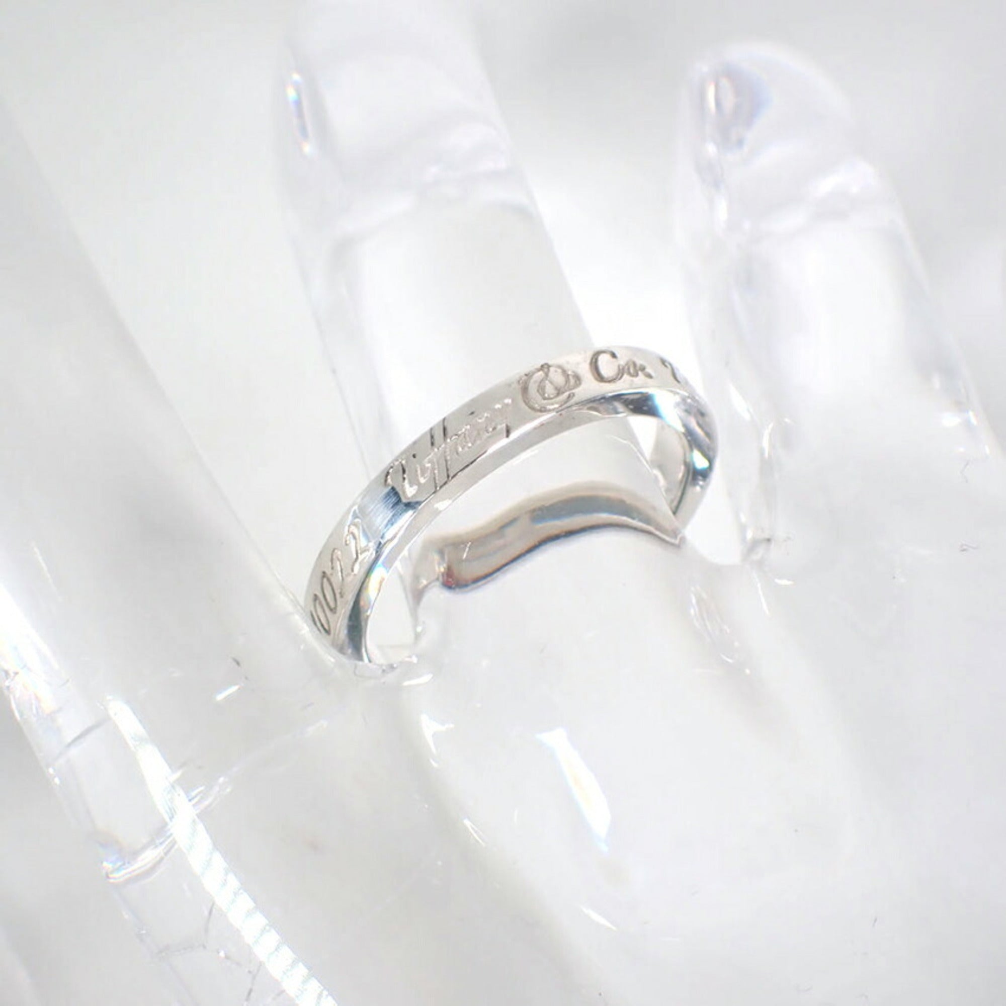 Tiffany Sterling Silver 925 Band Ring (Pre-Owned)