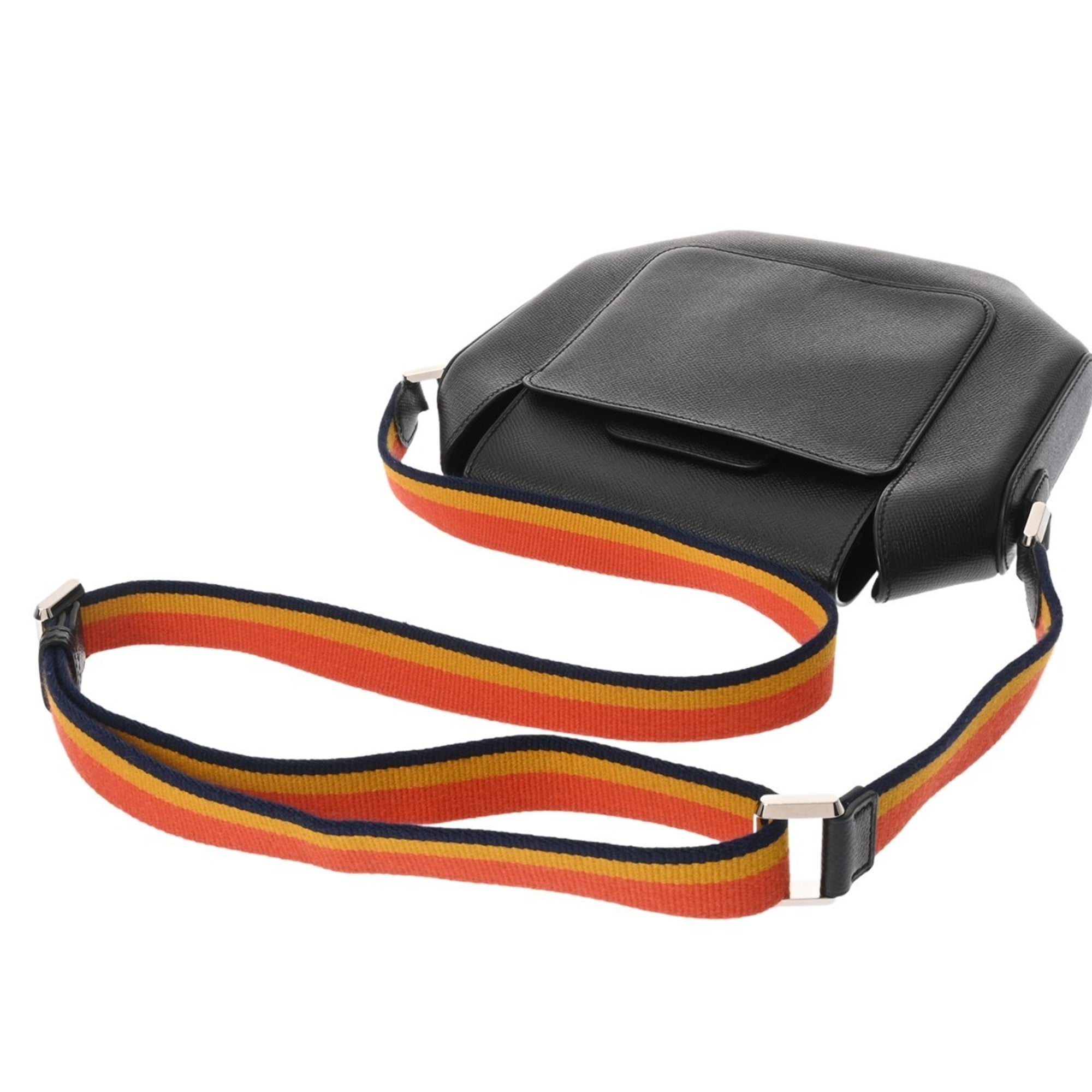 Hermes Black Epsom Leather Shoulder Bag (Pre-Owned)