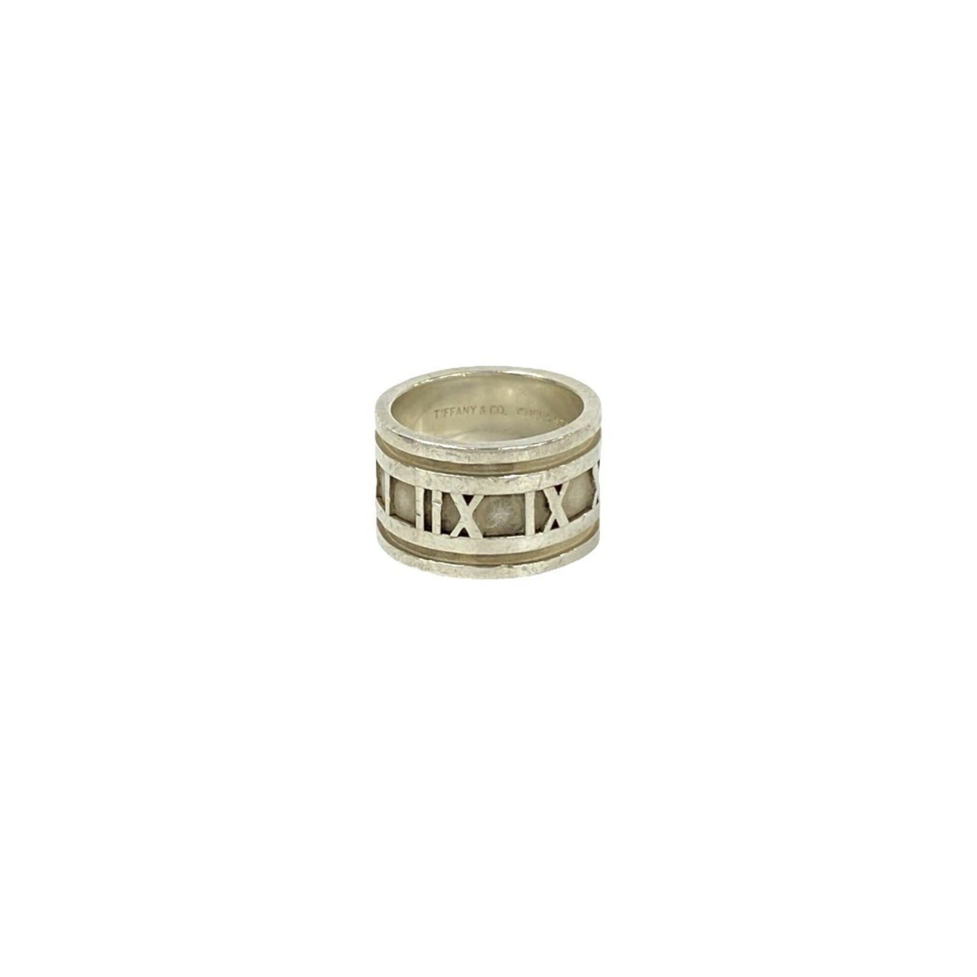 Tiffany Silver Silver 925 Band Ring (Pre-Owned)