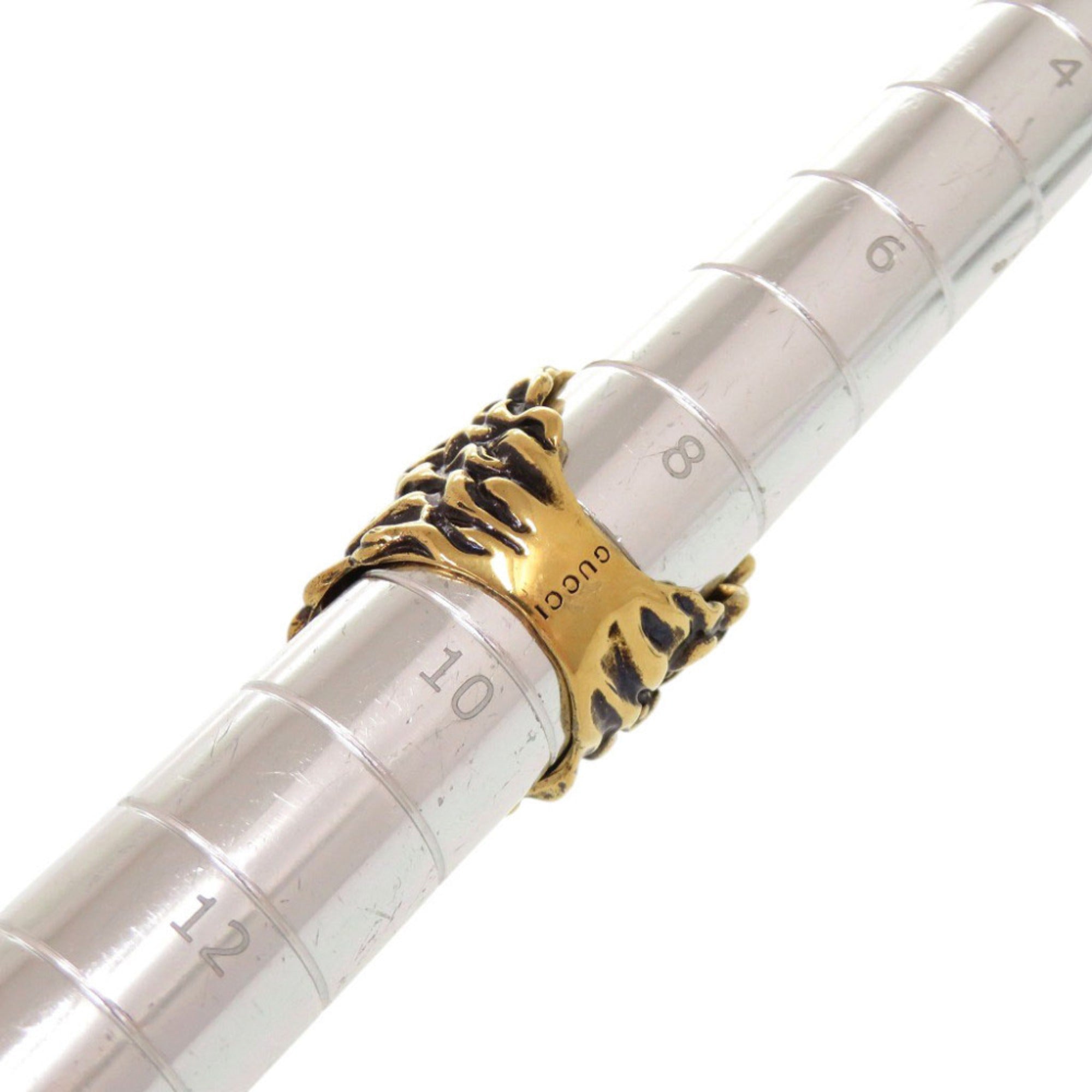 Gucci Gold Metal Band Ring (Pre-Owned)