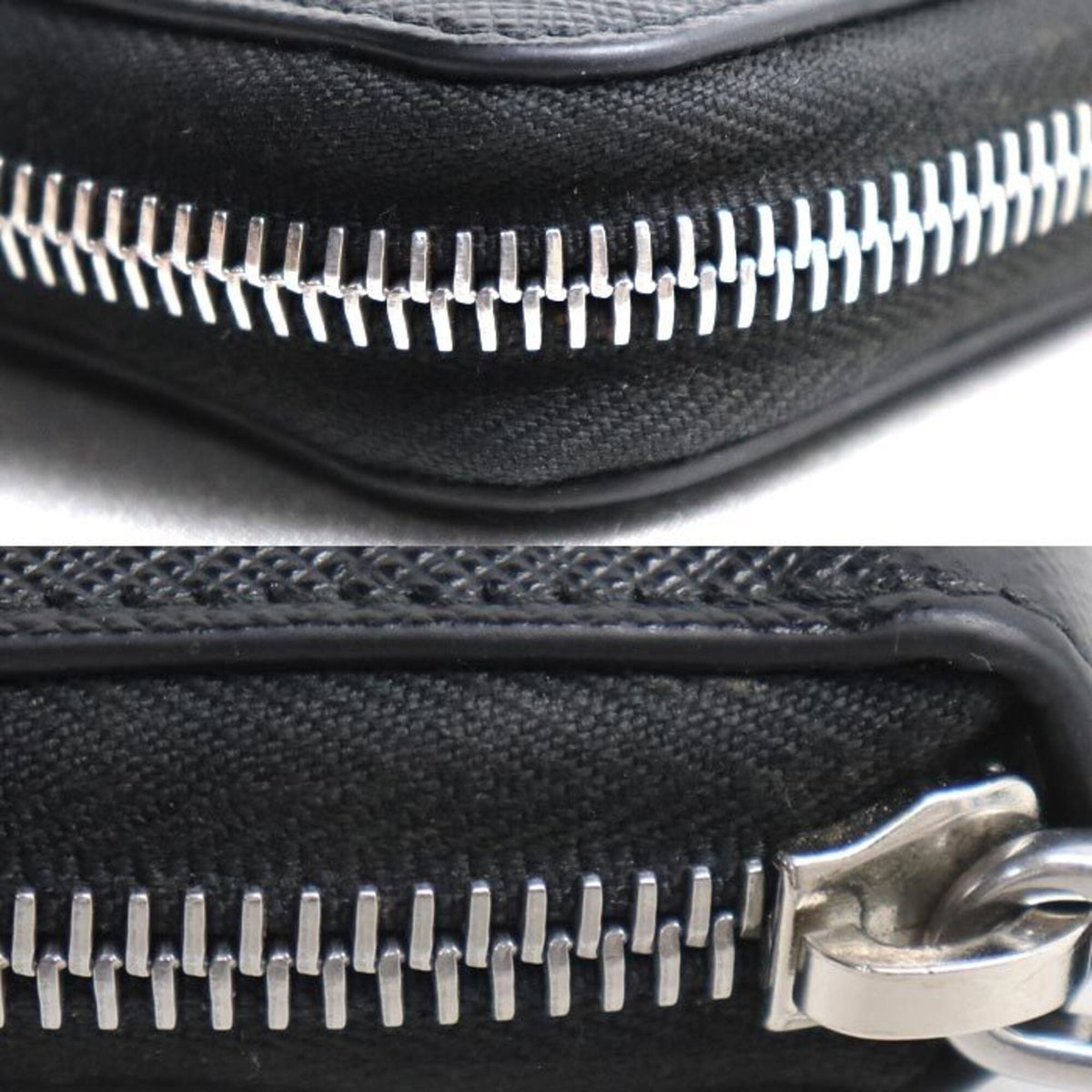 Prada Black Leather Coin Purse/Coin Case (Pre-Owned)