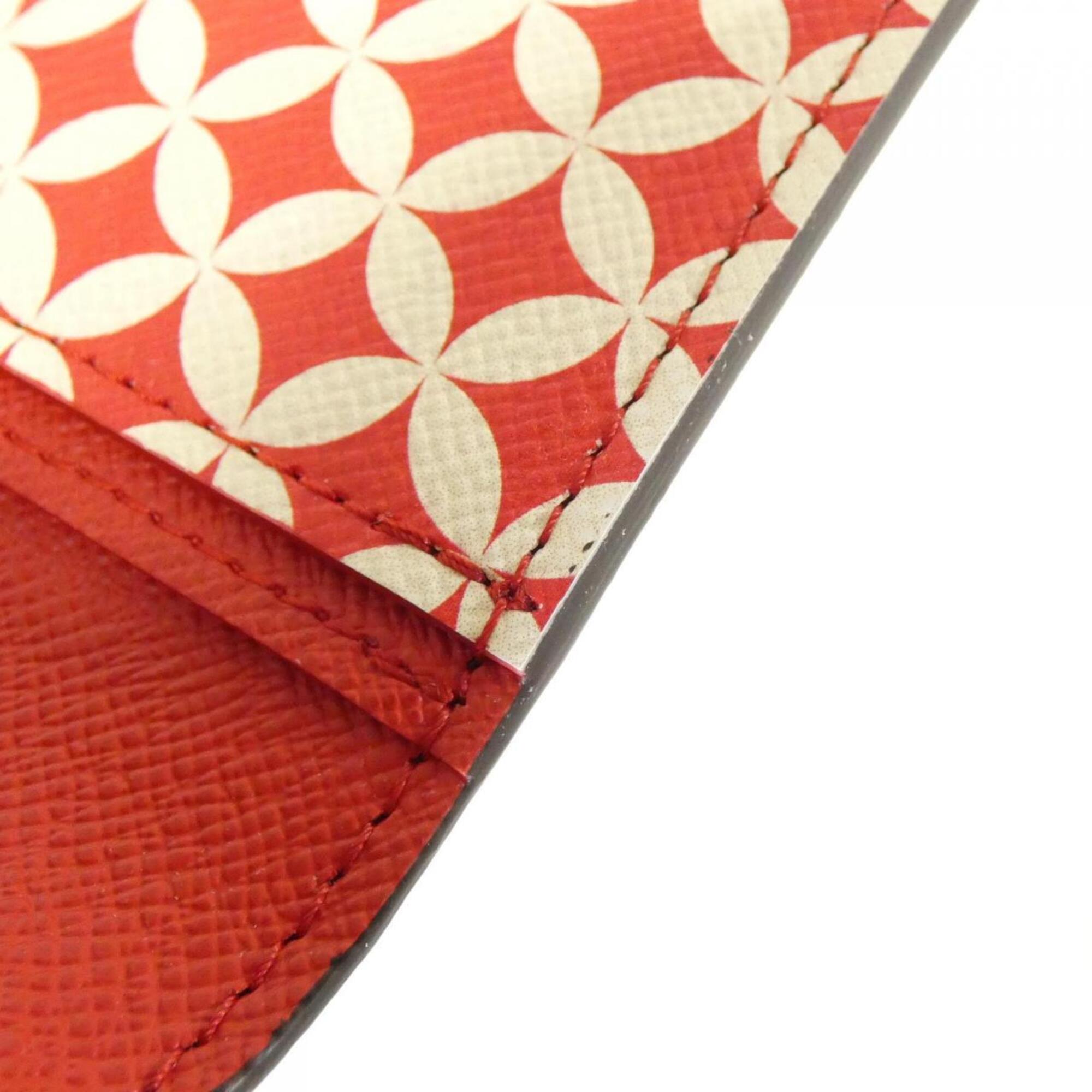 Louis Vuitton Damier Ebene Coated Canvas Long Wallet (Bi-Fold) (Pre-Owned)