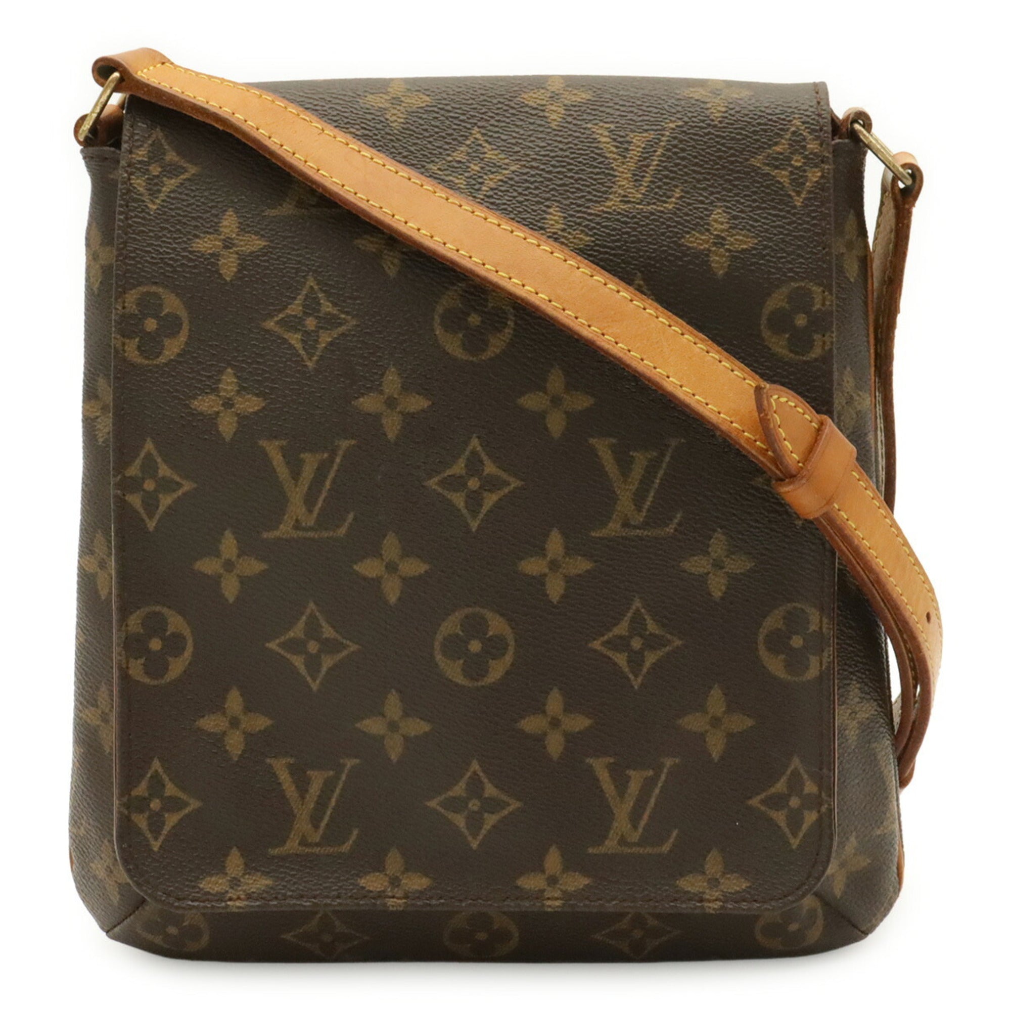 Louis Vuitton Brown Monogram Shoulder Bag (Pre-Owned)