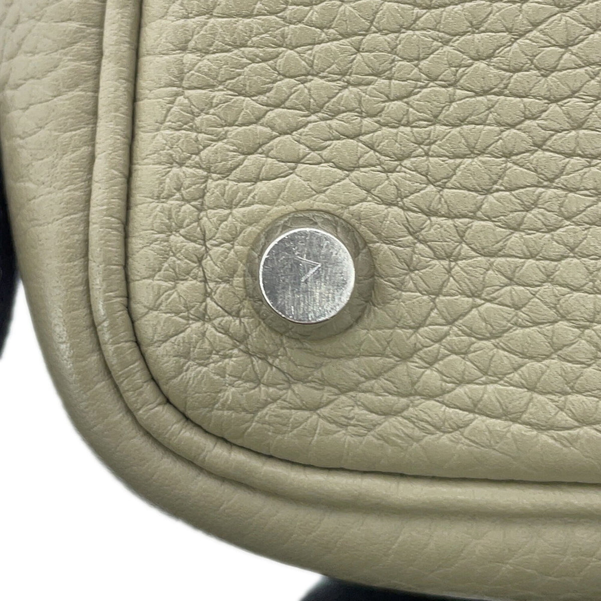 Hermes Picotin Silver Taurillon Clemence Leather Handbag Tote Bag (Pre-Owned)