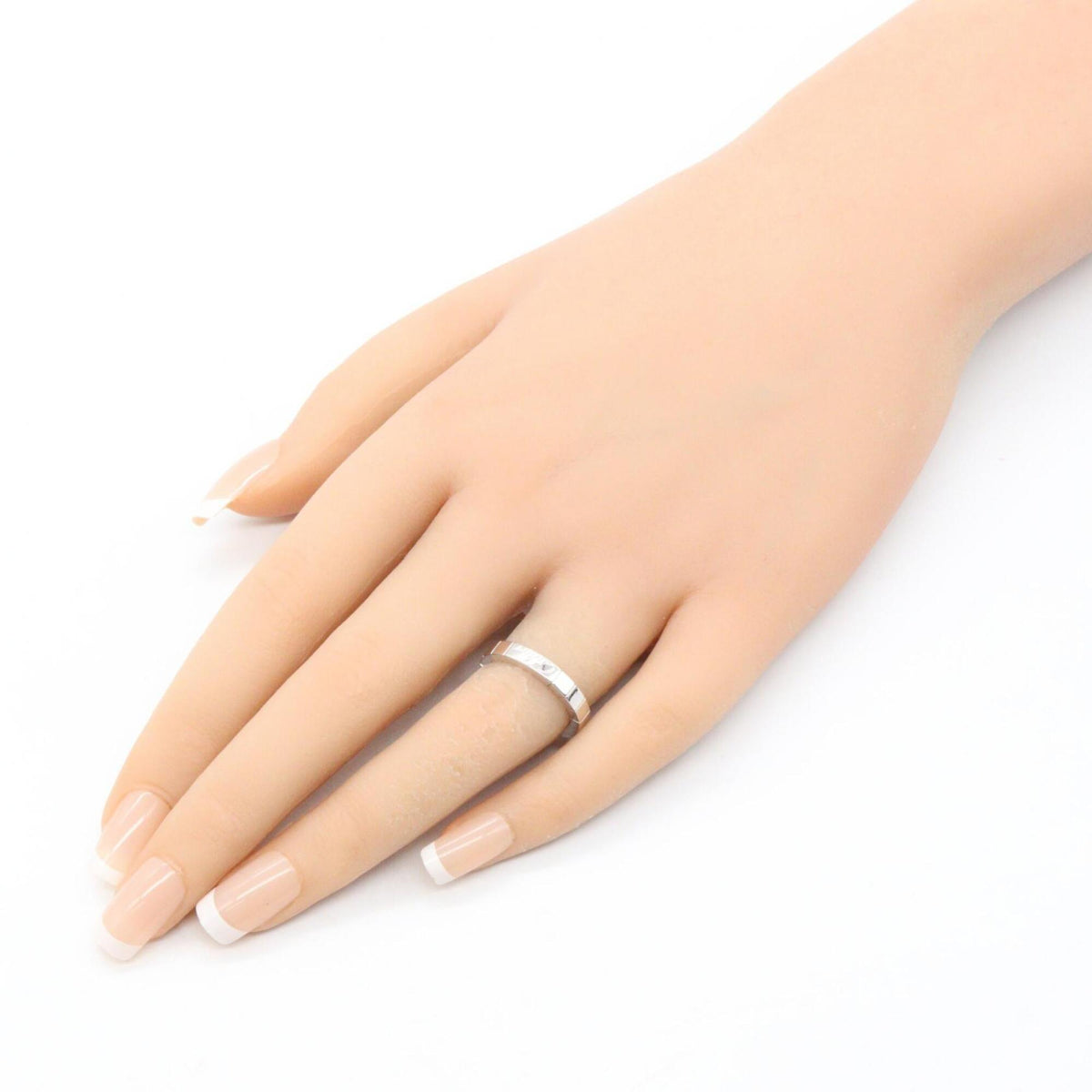 Cartier Silver White Gold (18K) Band Ring (Pre-Owned)