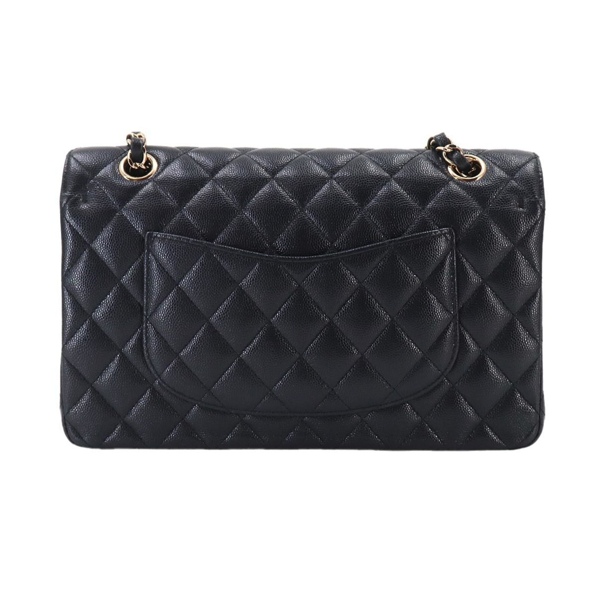 Chanel Matelasse Navy Grained Calfskin Handbag Shoulder Bag (Pre-Owned)