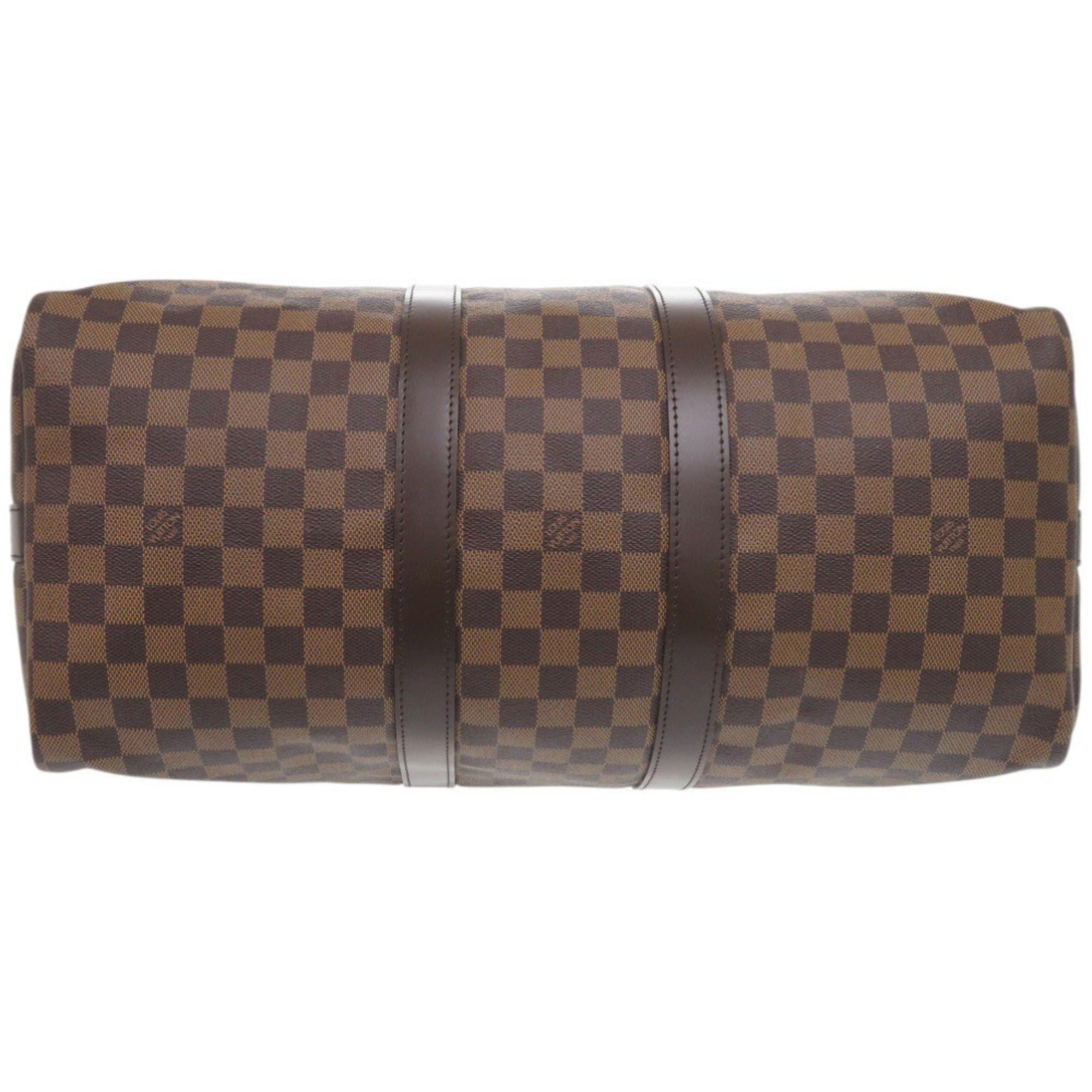 Louis Vuitton Brown Damier Canvas Boston Bag (Pre-Owned)