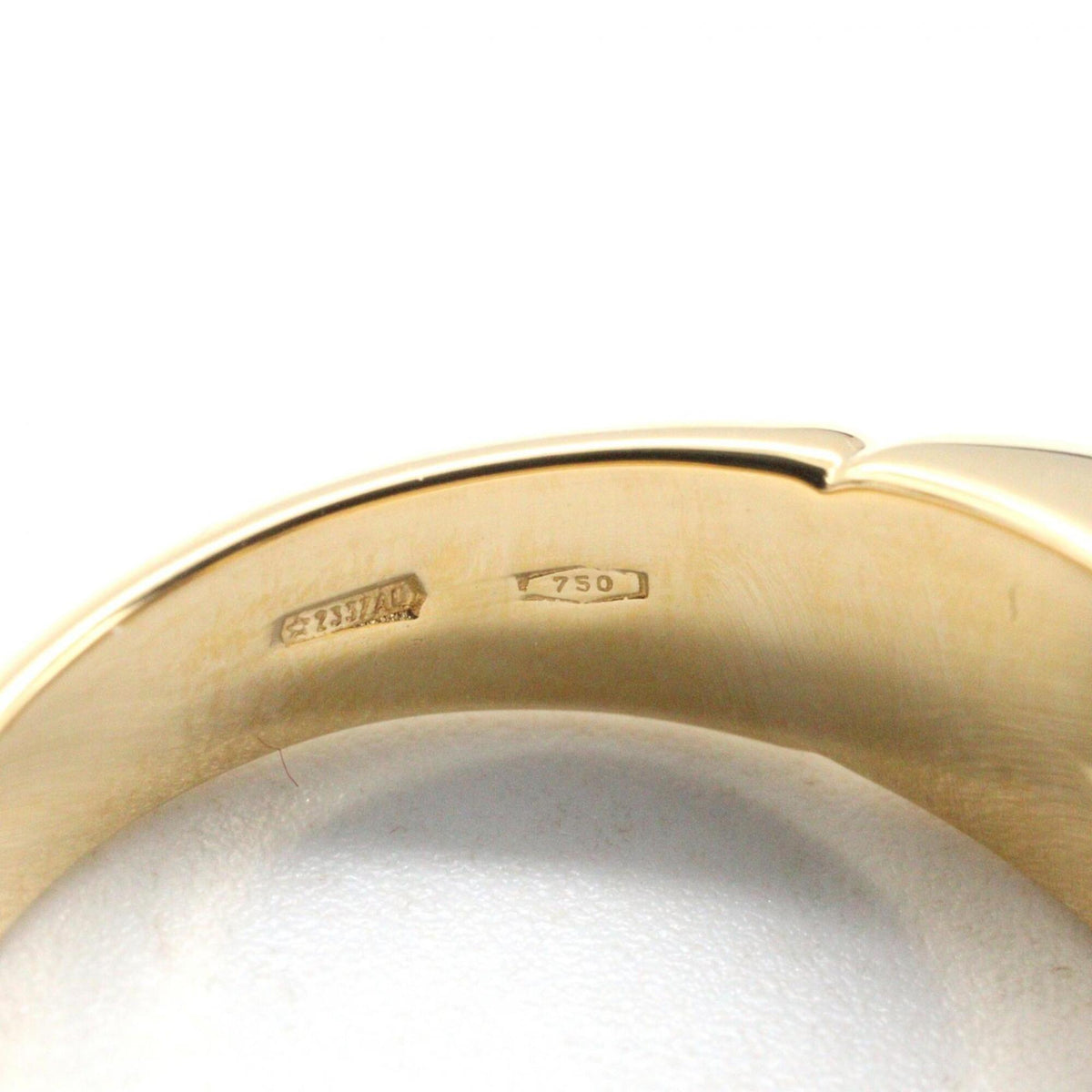 Bvlgari Gold Silver Yellow Gold (18K) White Gold (18K) Band Ring (Pre-Owned)